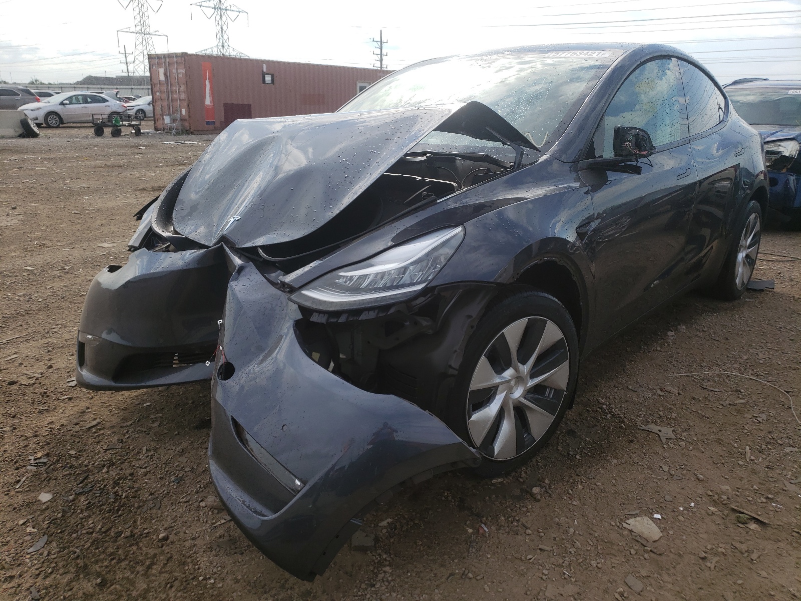 صورة رقم 2 من المزاد - 2021 TESLA MODEL Y مع VIN 5YJYGDEEXMF244496