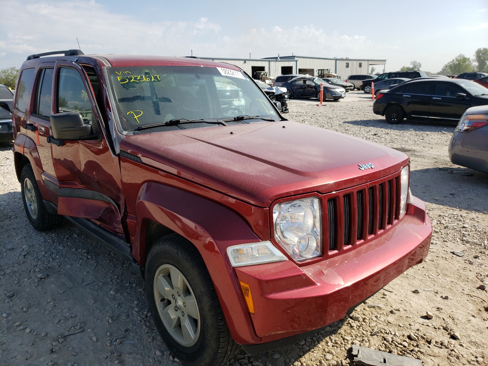 Photo 1 from auction – 2011 JEEP LIBERTY SP with VIN 1J4PN2GK9BW523627
