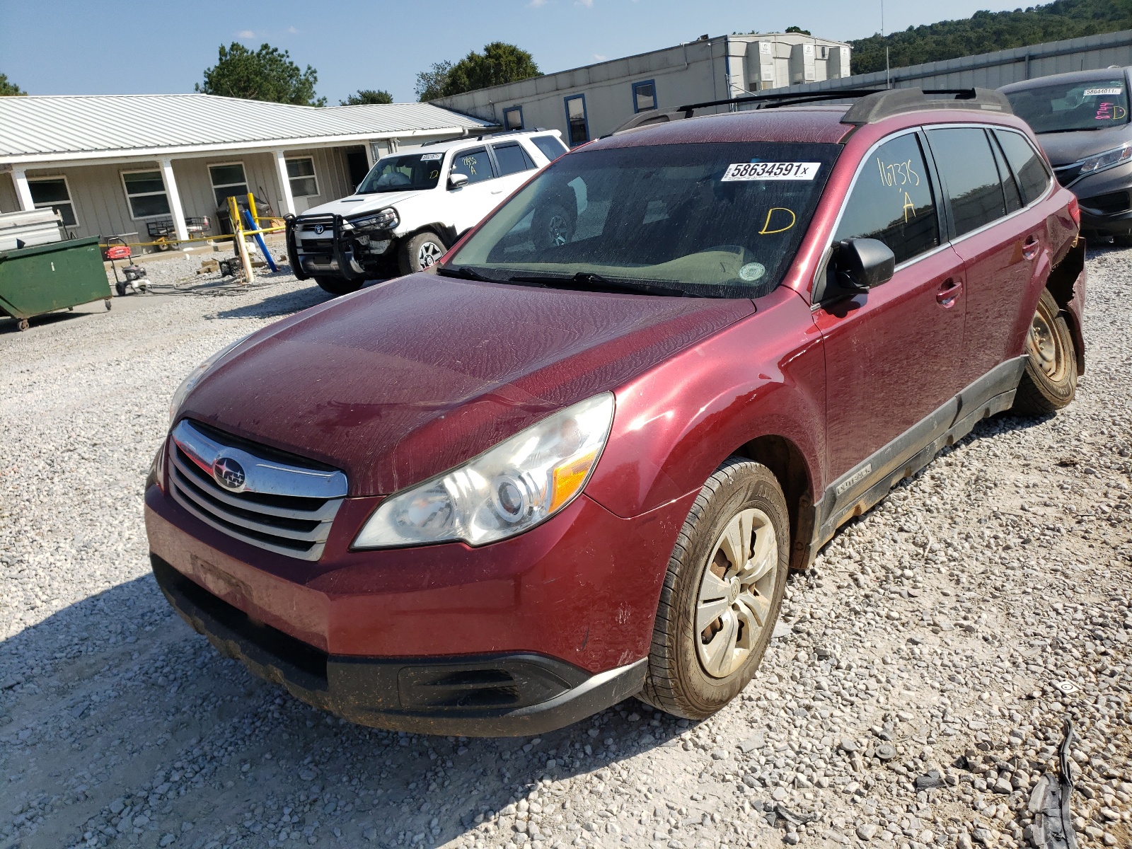 Снимка 2 от търг – 2012 SUBARU OUTBACK 2. с VIN 4S4BRCAC3C3293786