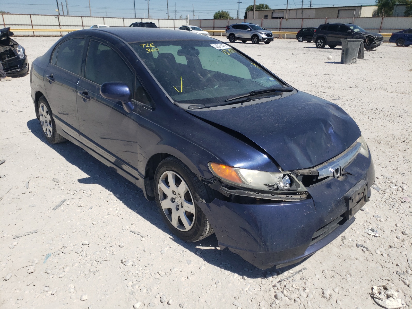 HONDA CIVIC LX 2007 with VIN 1HGFA16587L127007 - Photo from auction