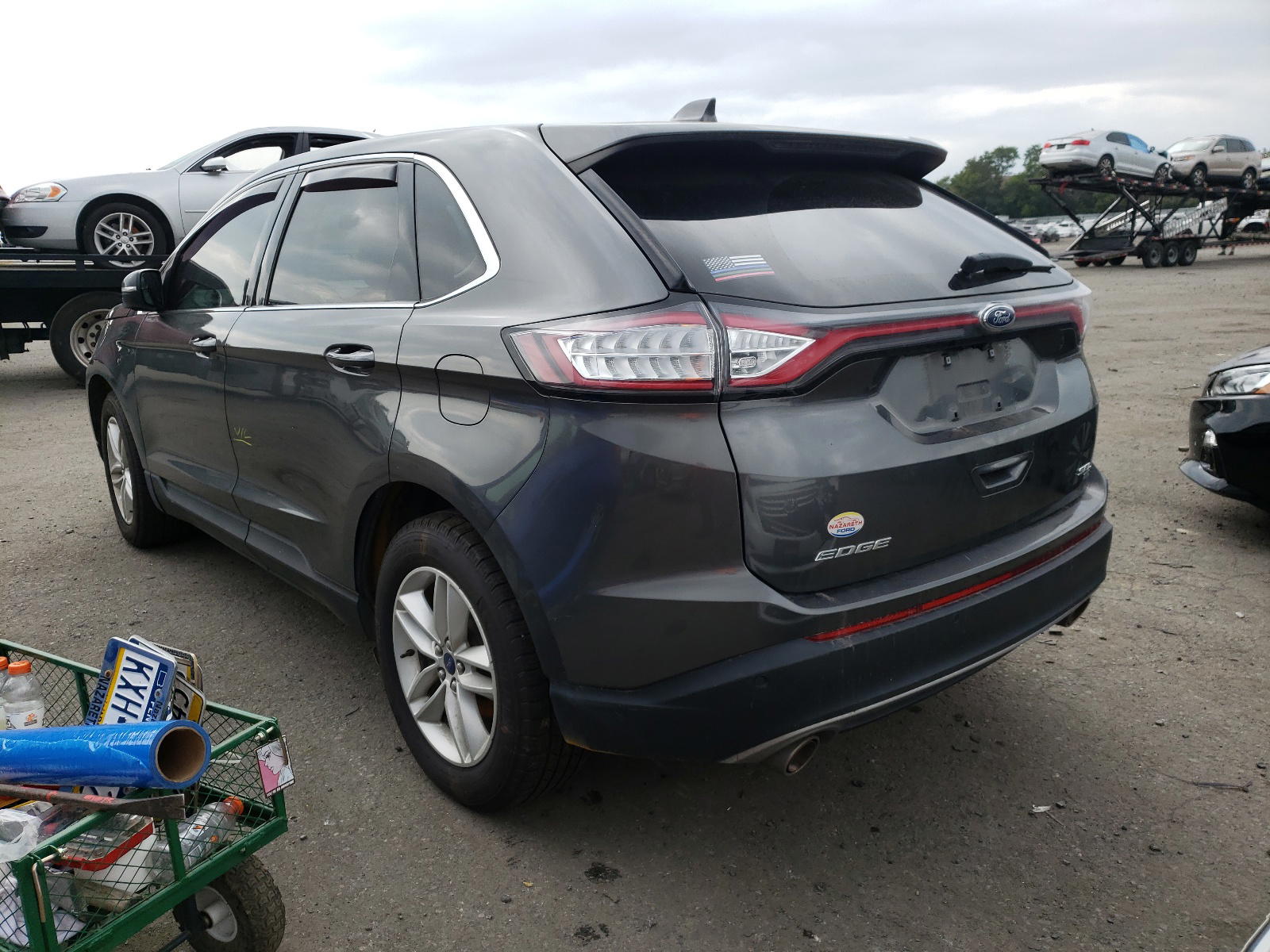 Photo 3 from auction – 2017 FORD EDGE SEL with VIN 2FMPK4J87HBC47235