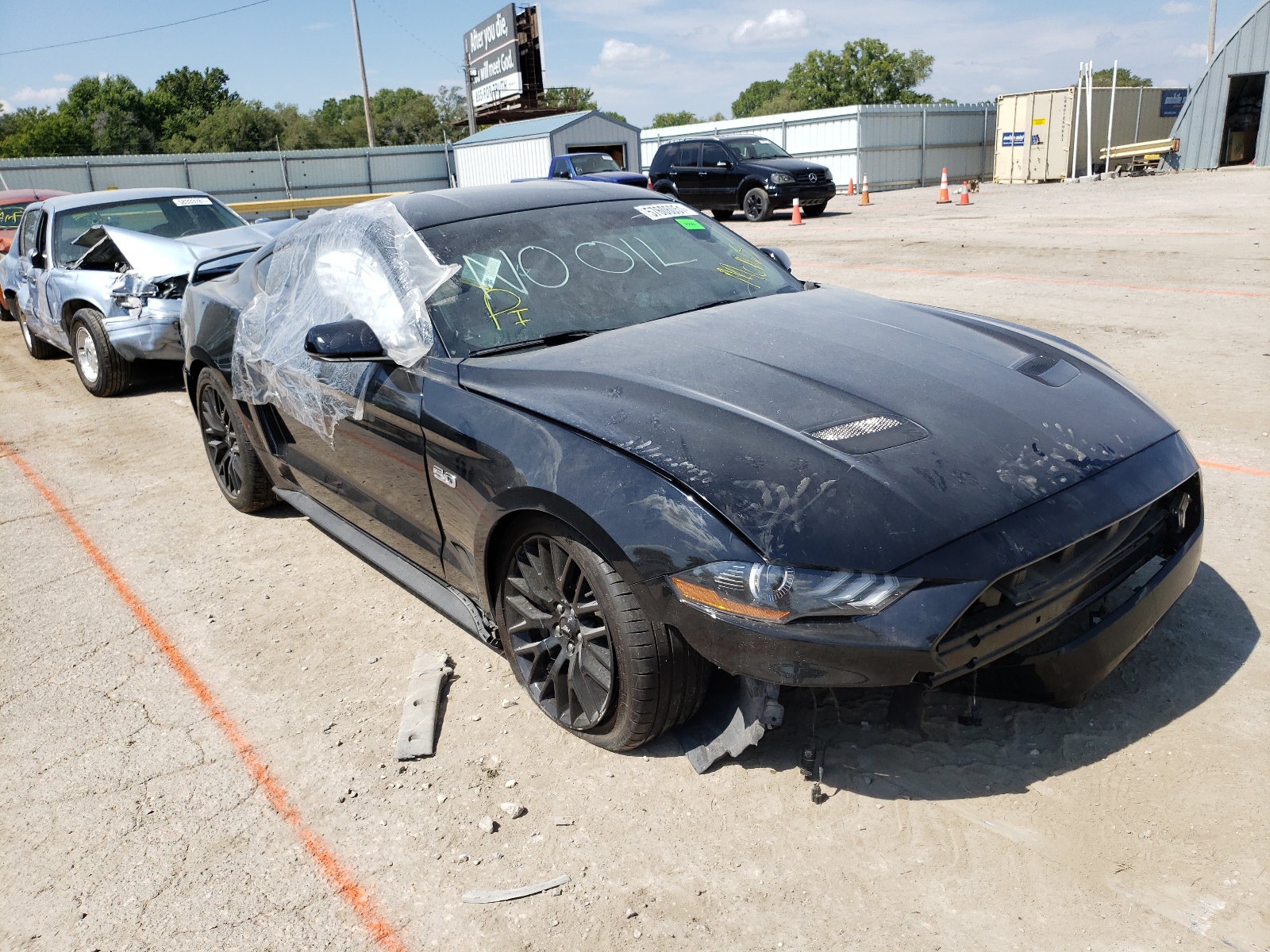 FORD MUSTANG GT 2018 with VIN 1FA6P8CF7J5108355 - Photo from auction