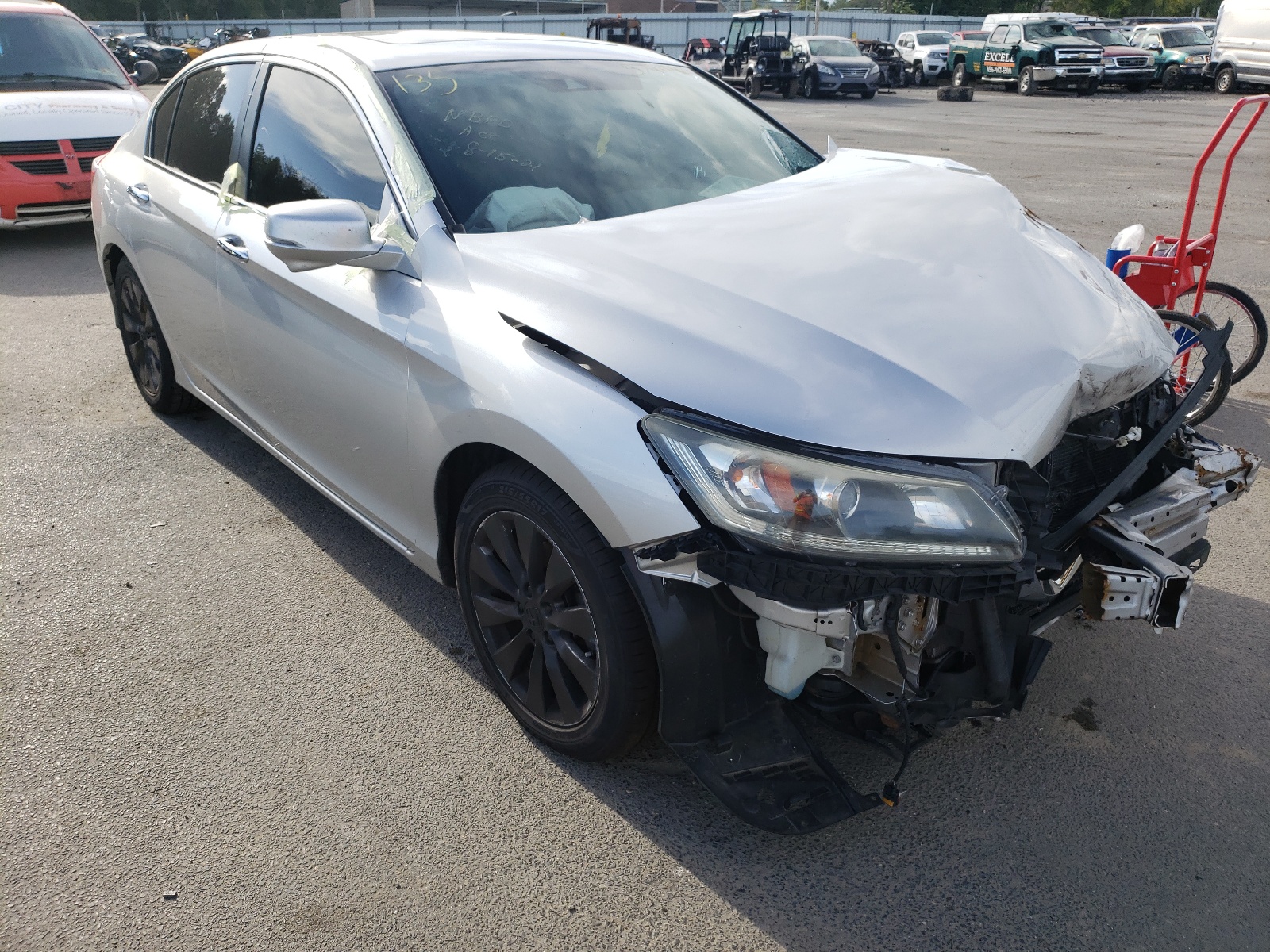 HONDA ACCORD EXL 2014 with VIN 1HGCR2F89EA170226 - Photo from auction