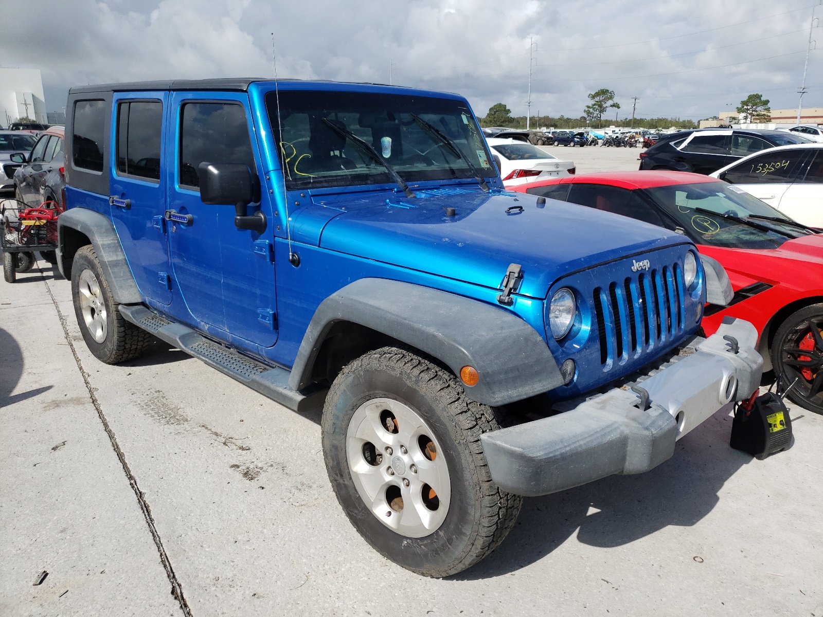Photo 1 from auction – 2016 JEEP WRANGLER U with VIN 1C4BJWDGXGL114368