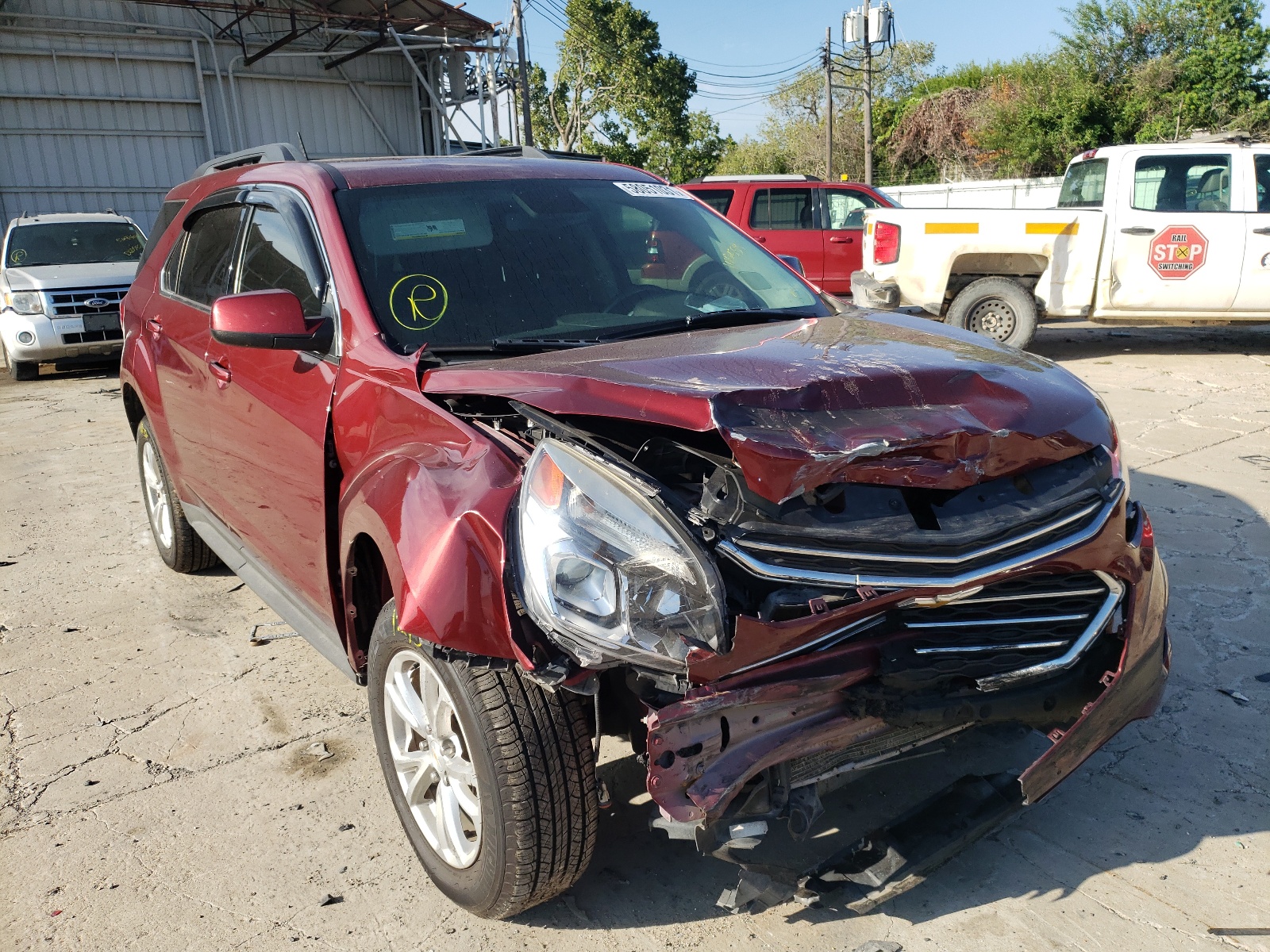 CHEVROLET EQUINOX LT 2016 with VIN 2GNALCEK5G1144558 - Photo from auction