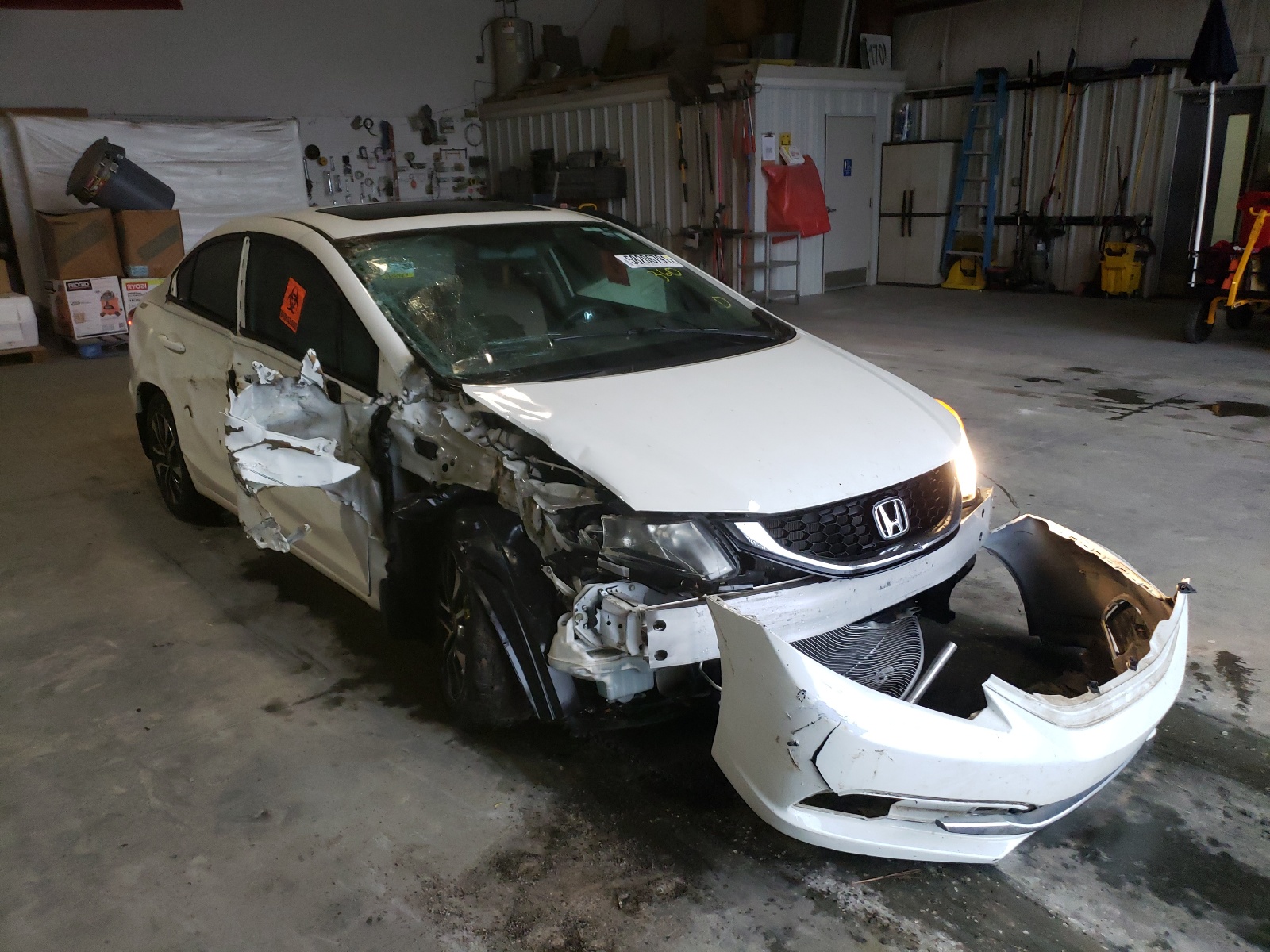 HONDA CIVIC EX 2015 with VIN 2HGFB2F82FH504228 - Photo from auction