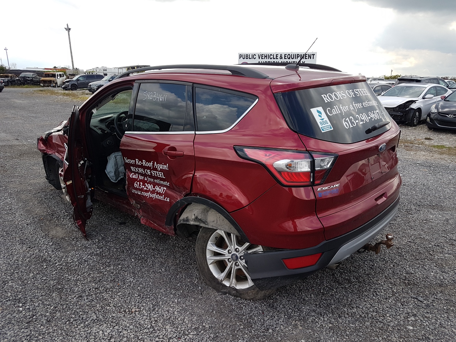 Zdjęcie 3 z aukcji – 2017 FORD ESCAPE SE z VIN 1FMCU0GD5HUD69172