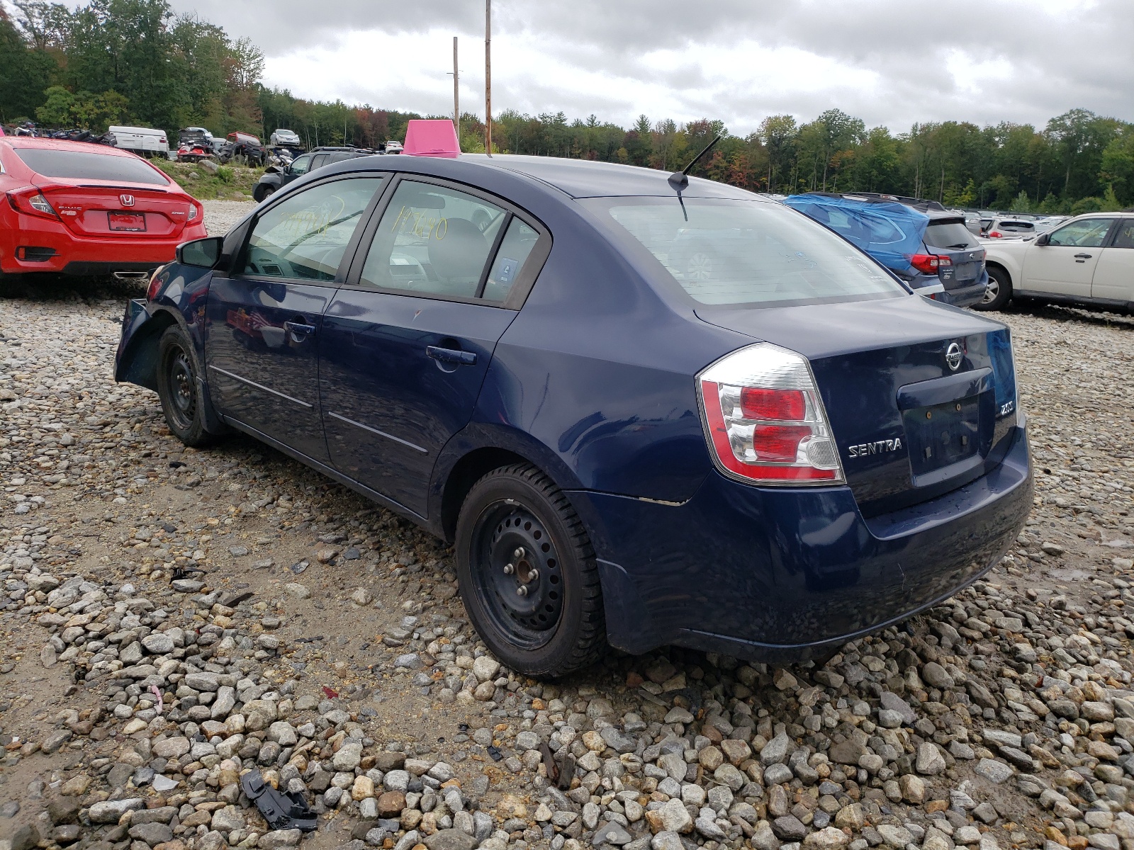 Photo 3 from auction – 2007 NISSAN SENTRA 2.0 with VIN 3N1AB61EX7L710146