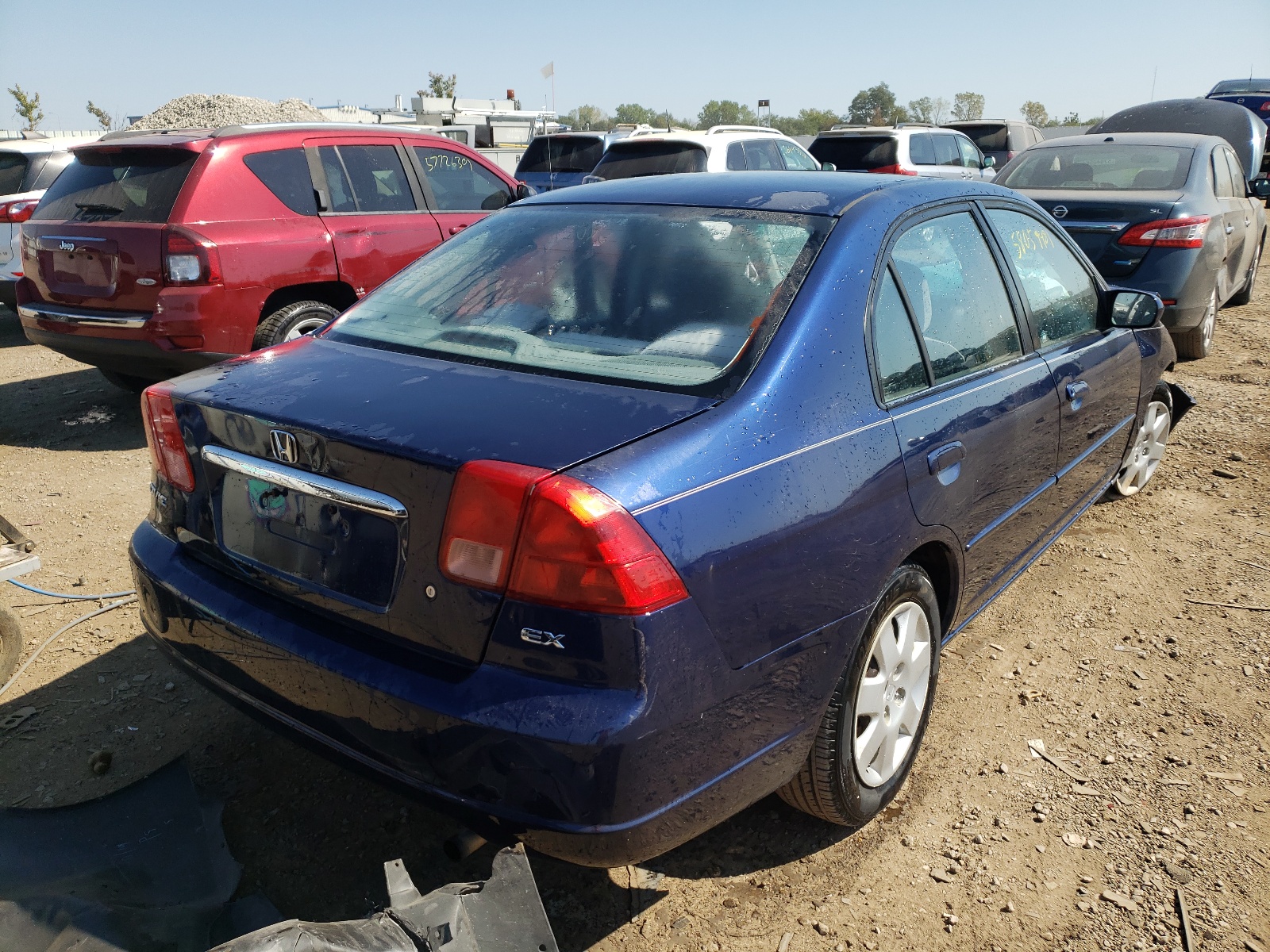 Photo 4 from auction – 2001 HONDA CIVIC EX with VIN 1HGES26791L045827