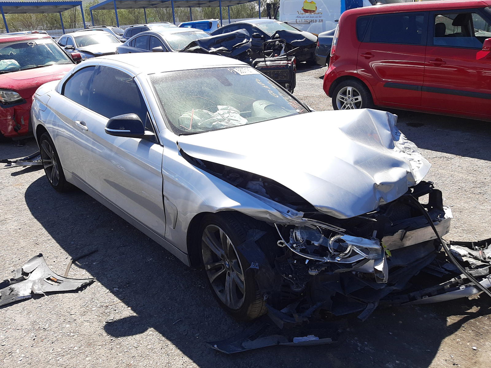 BMW 428 I SULE 2015 with VIN WBA3V7C57FP771504 - Photo from auction
