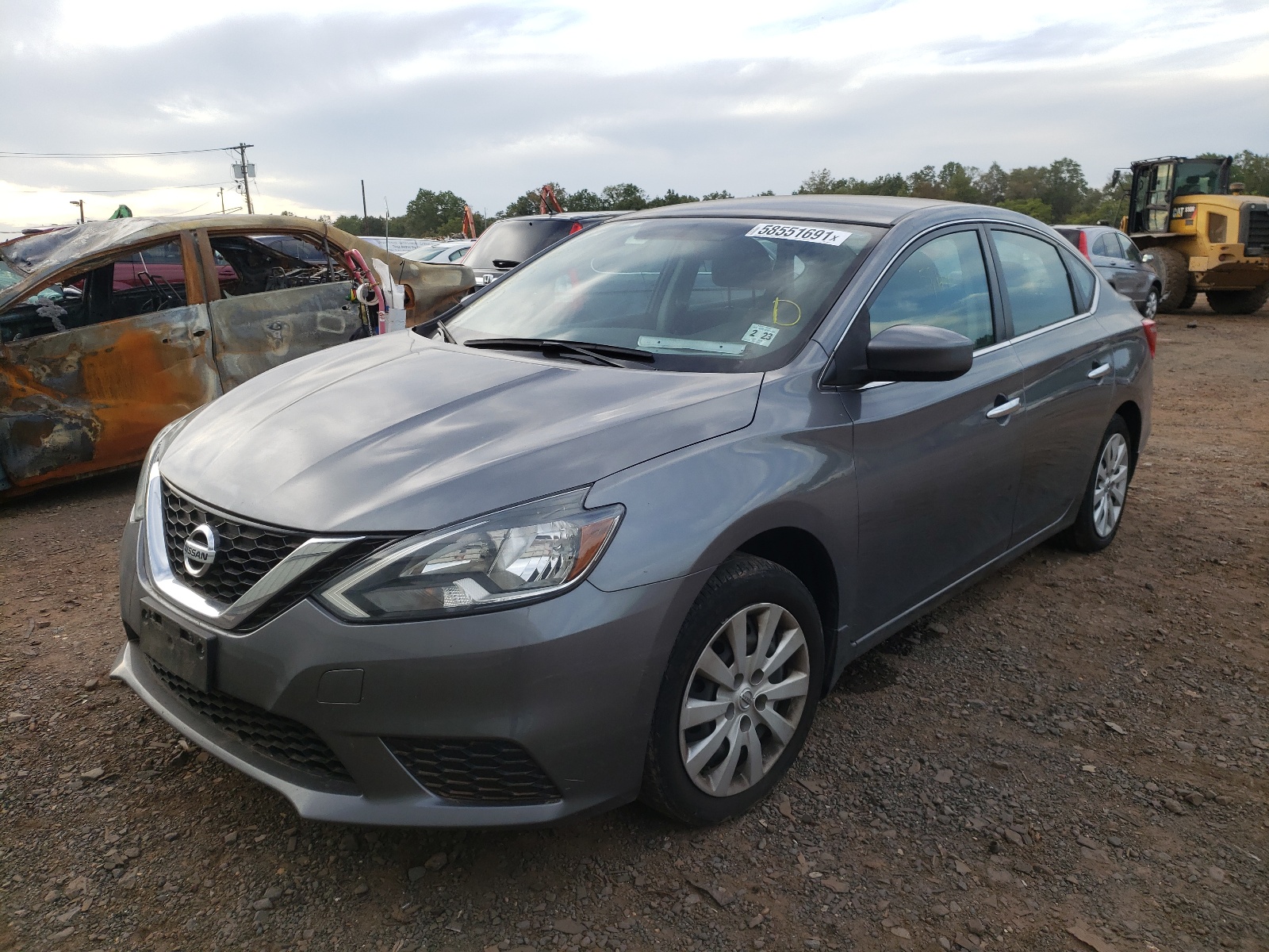 Photo 2 from auction – 2017 NISSAN SENTRA S with VIN 3N1AB7AP1HY380571
