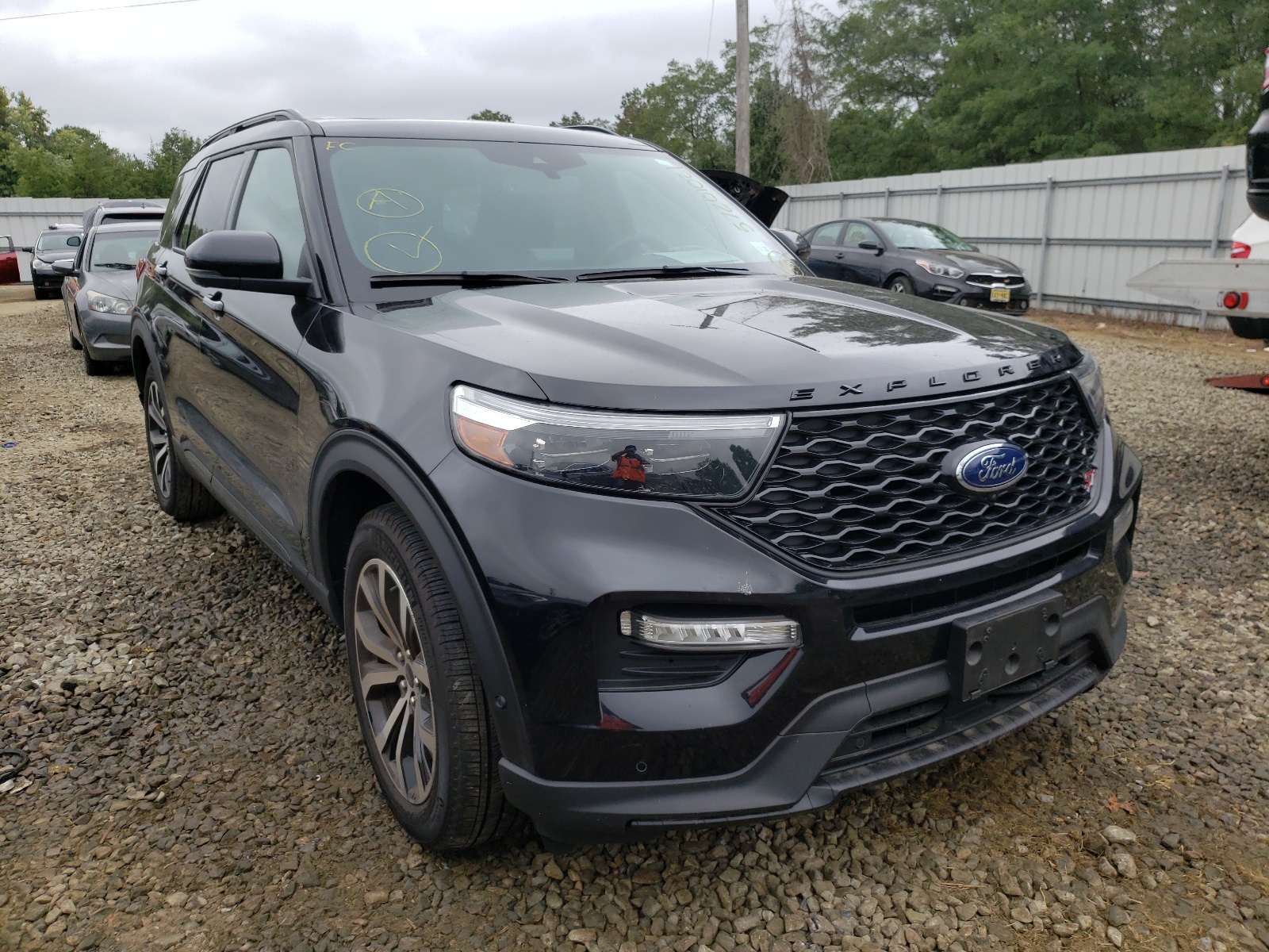 FORD EXPLORER S 2020 with VIN 1FM5K8GCXLGA75147 - Photo from auction