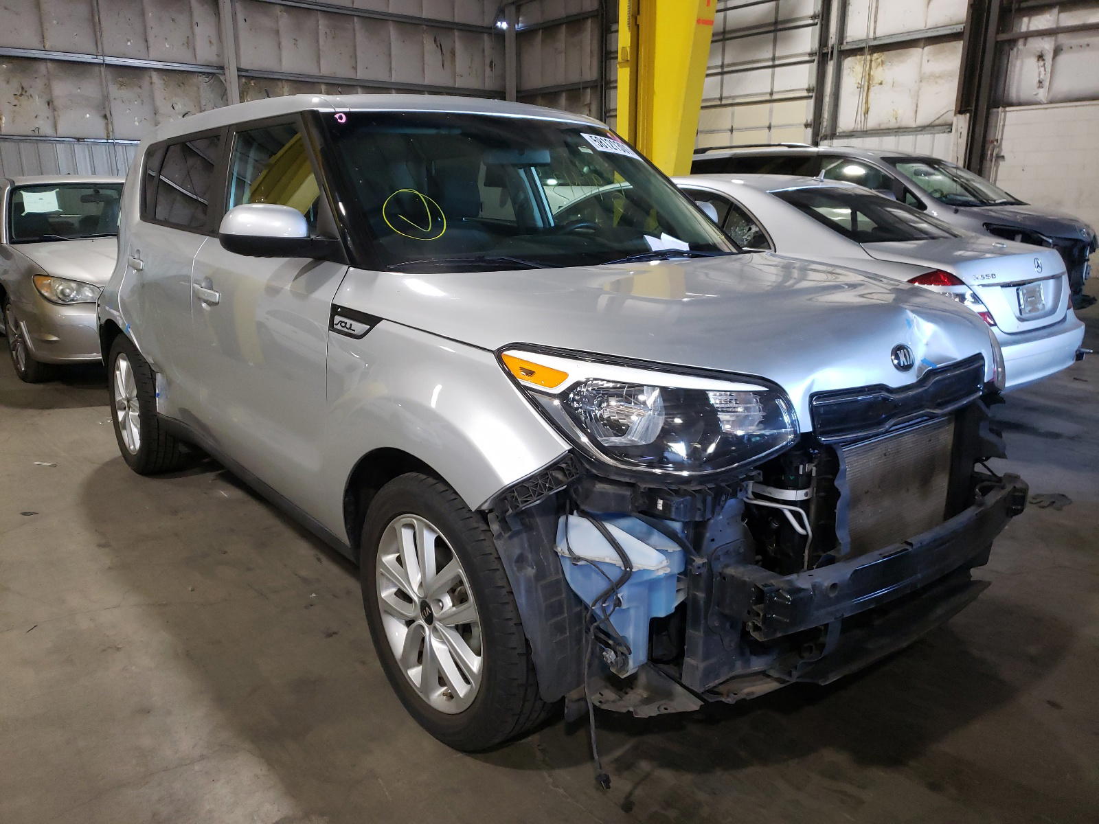 KIA SOUL + 2017 with VIN KNDJP3A54H7502220 - Photo from auction