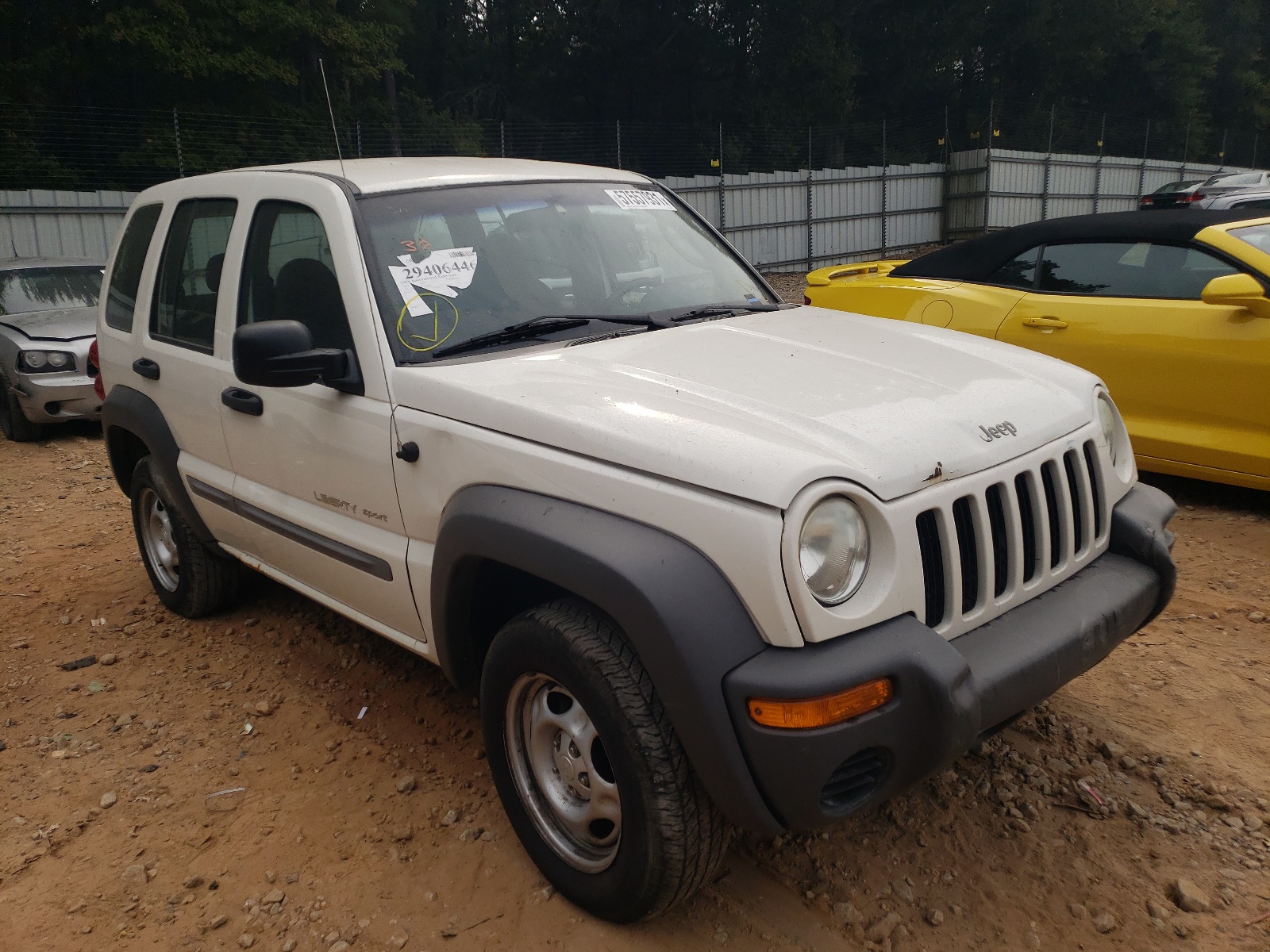 Photo 1 from auction – 2002 JEEP LIBERTY SP with VIN 1J4GL48K02W355537