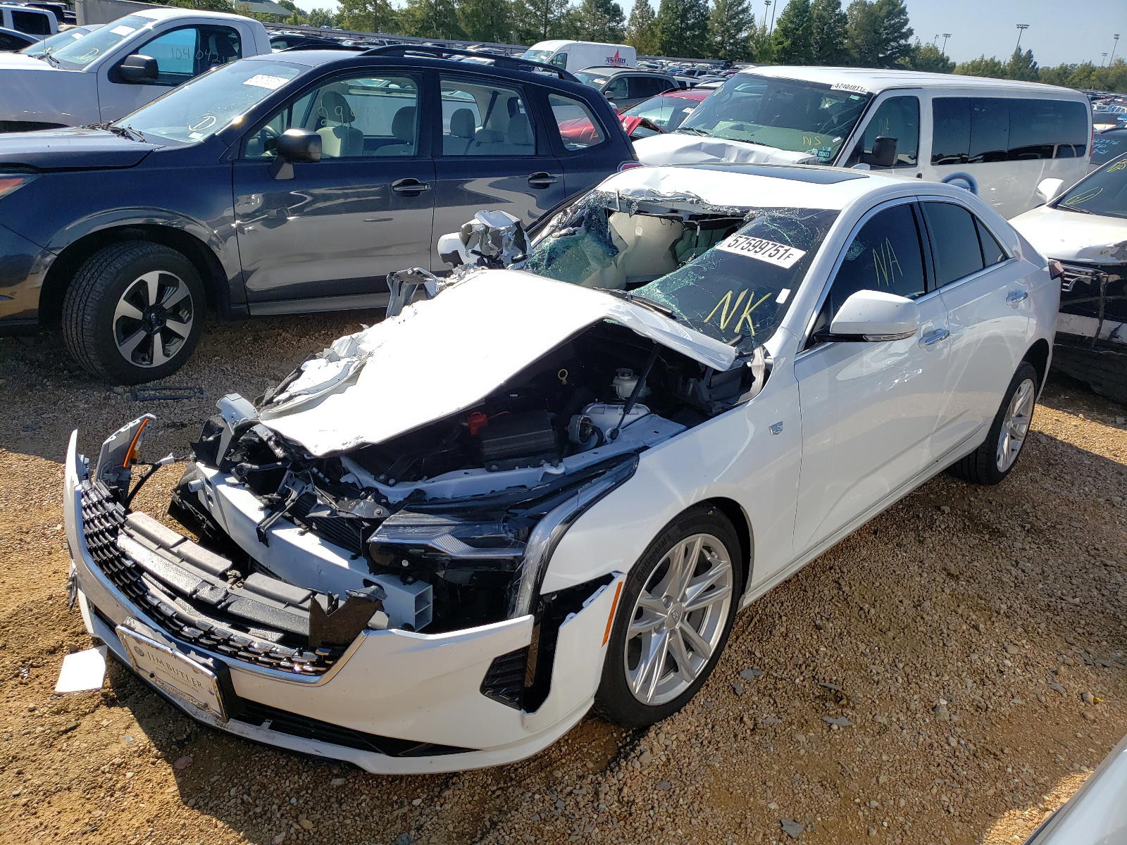Photo 2 from auction – 2020 CADILLAC CT4 with VIN 1G6DK5RK4L0154716