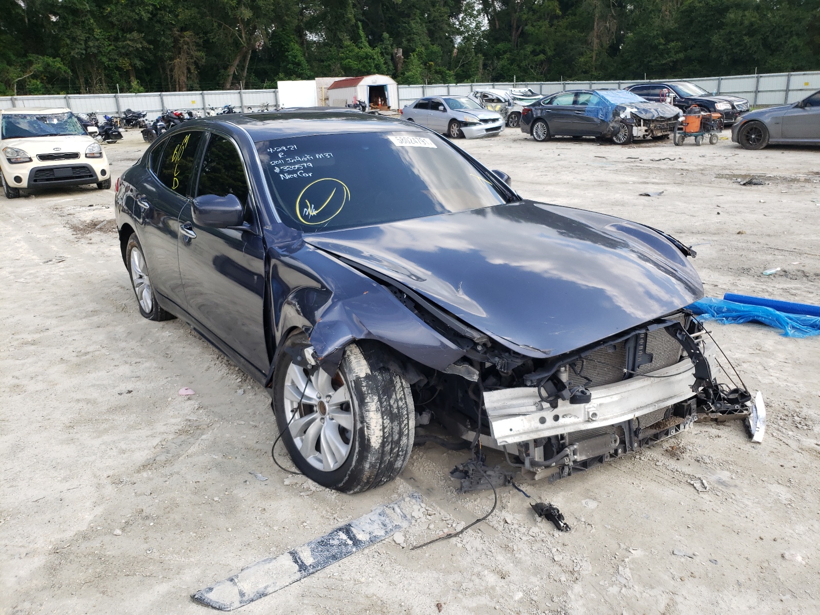 Photo 1 from auction – 2011 INFINITI M37 with VIN JN1BY1AP0BM320579