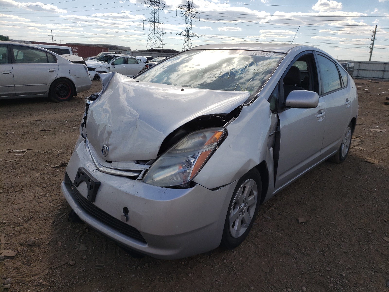 Photo 2 from auction – 2007 TOYOTA PRIUS with VIN JTDKB20U277573131