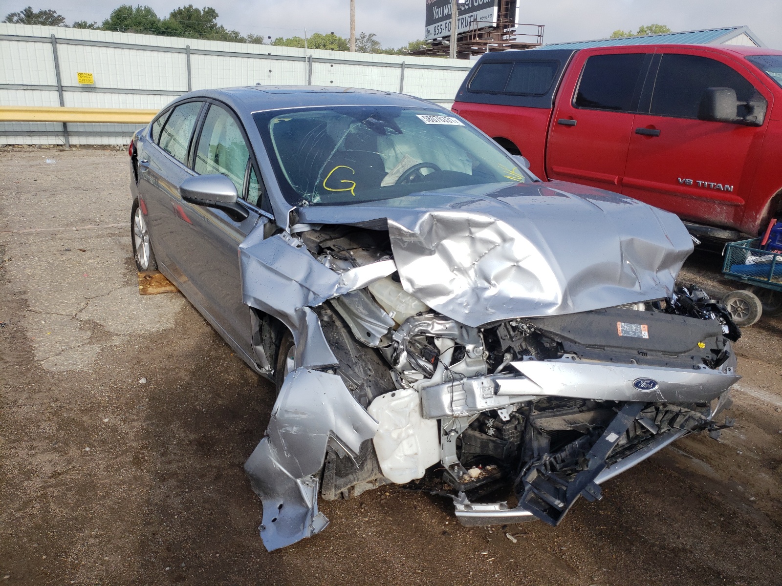 FORD FUSION SE 2020 with VIN 3FA6P0HD3LR169789 - Photo from auction