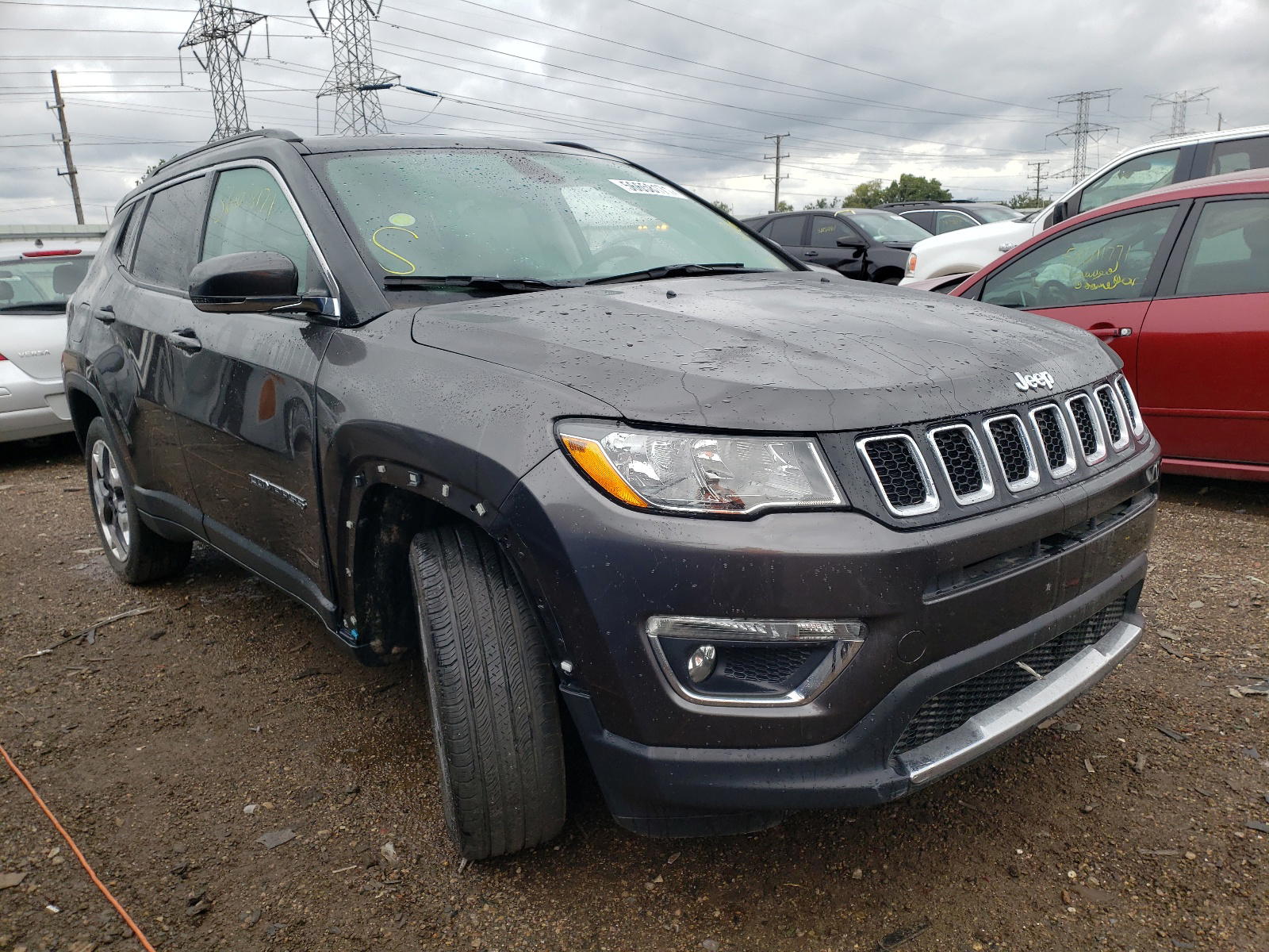 JEEP COMPASS LI 2019 with VIN 3C4NJDCB7KT673204 - Photo from auction