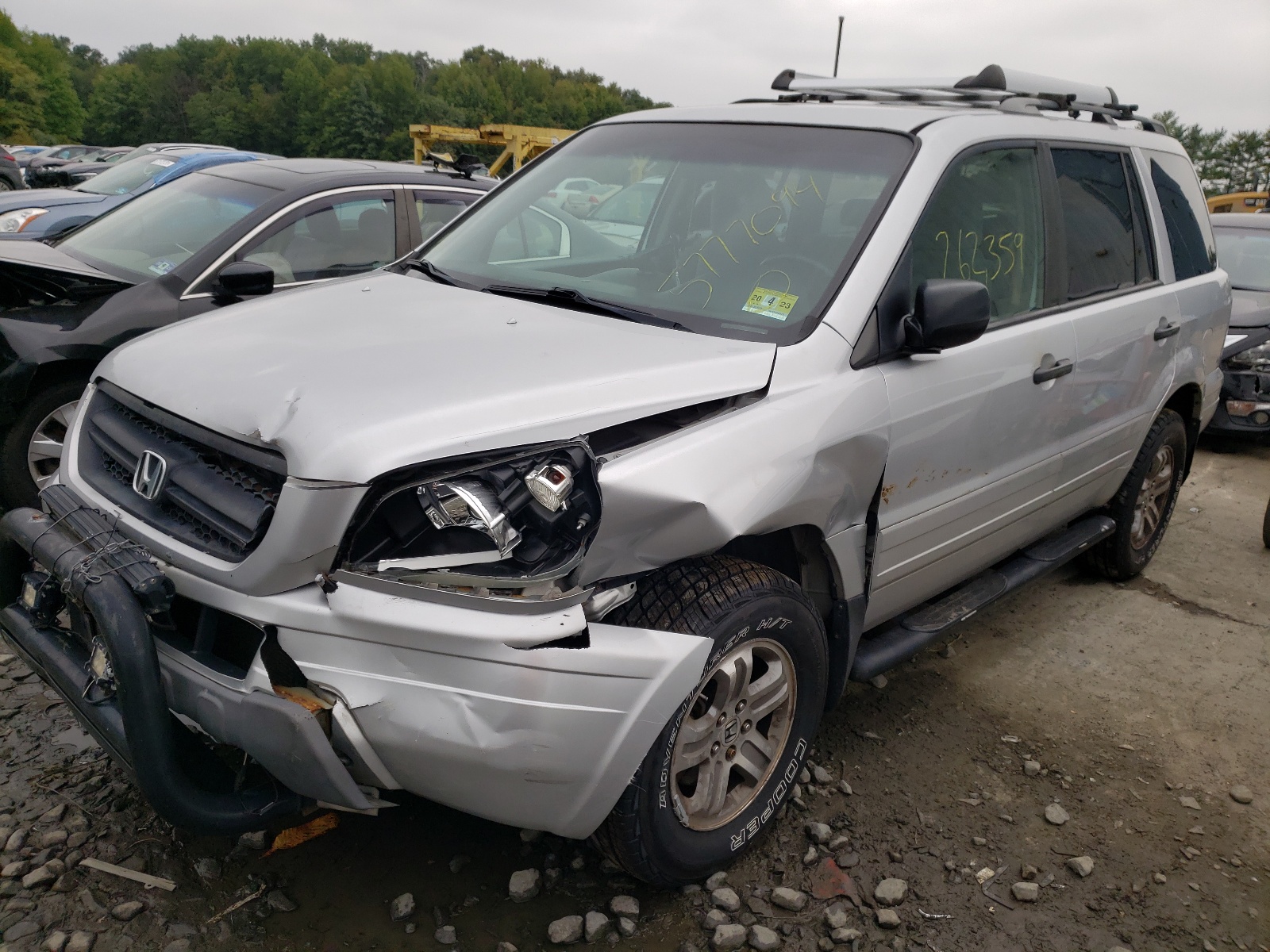 Photo 2 from auction – 2005 HONDA PILOT EX with VIN 2HKYF18425H506308