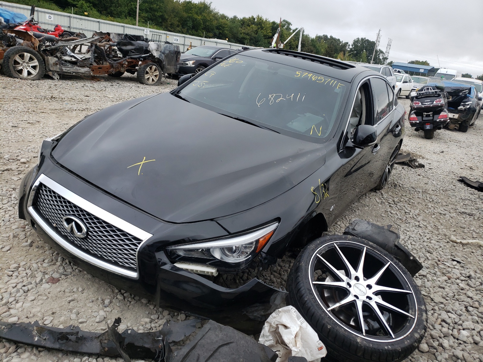 Photo 9 from auction – 2017 INFINITI Q50 BASE with VIN JN1CV7AR4HM682411