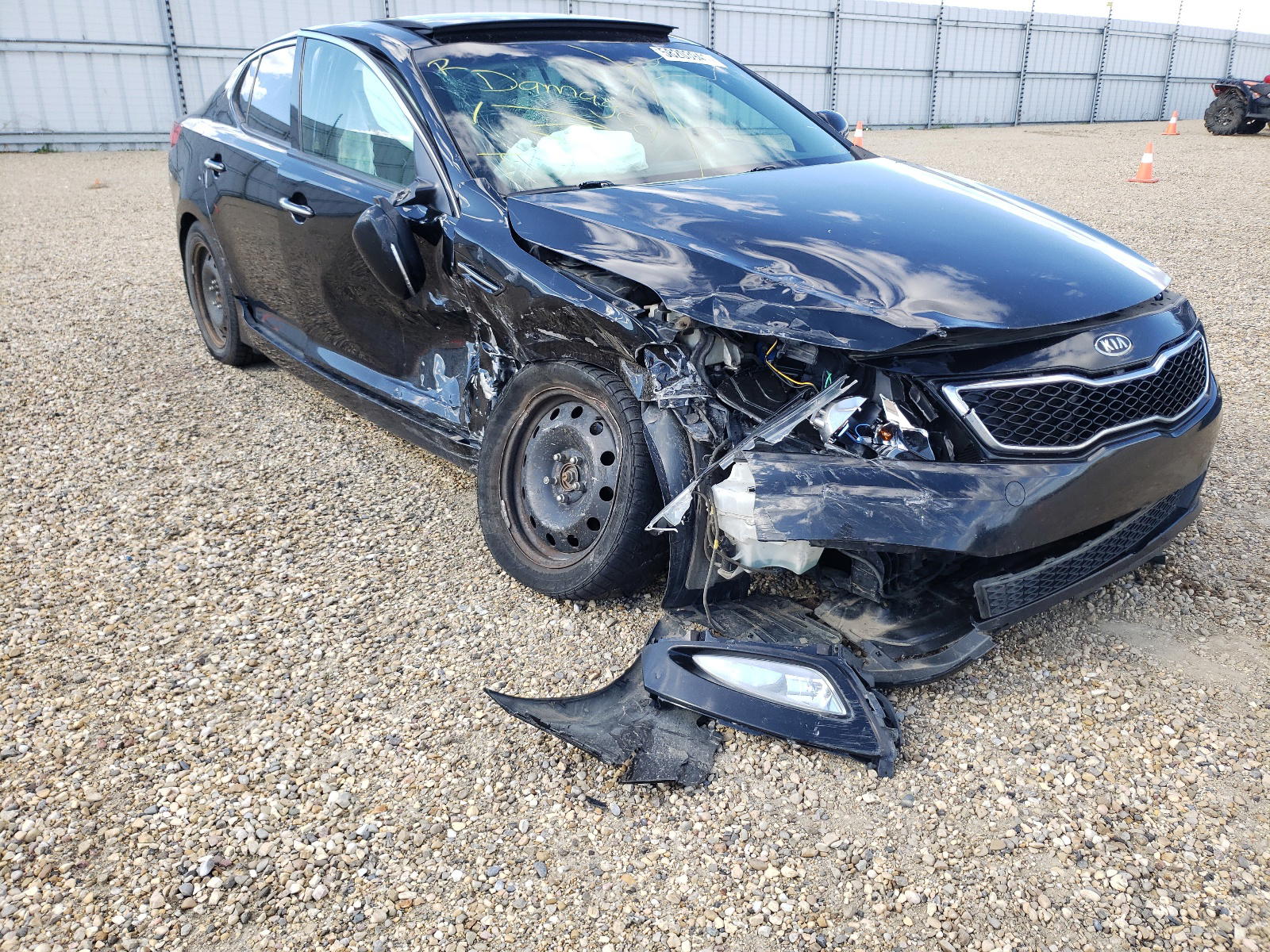 KIA OPTIMA EX 2012 with VIN KNAGN4A60C5264334 - Photo from auction