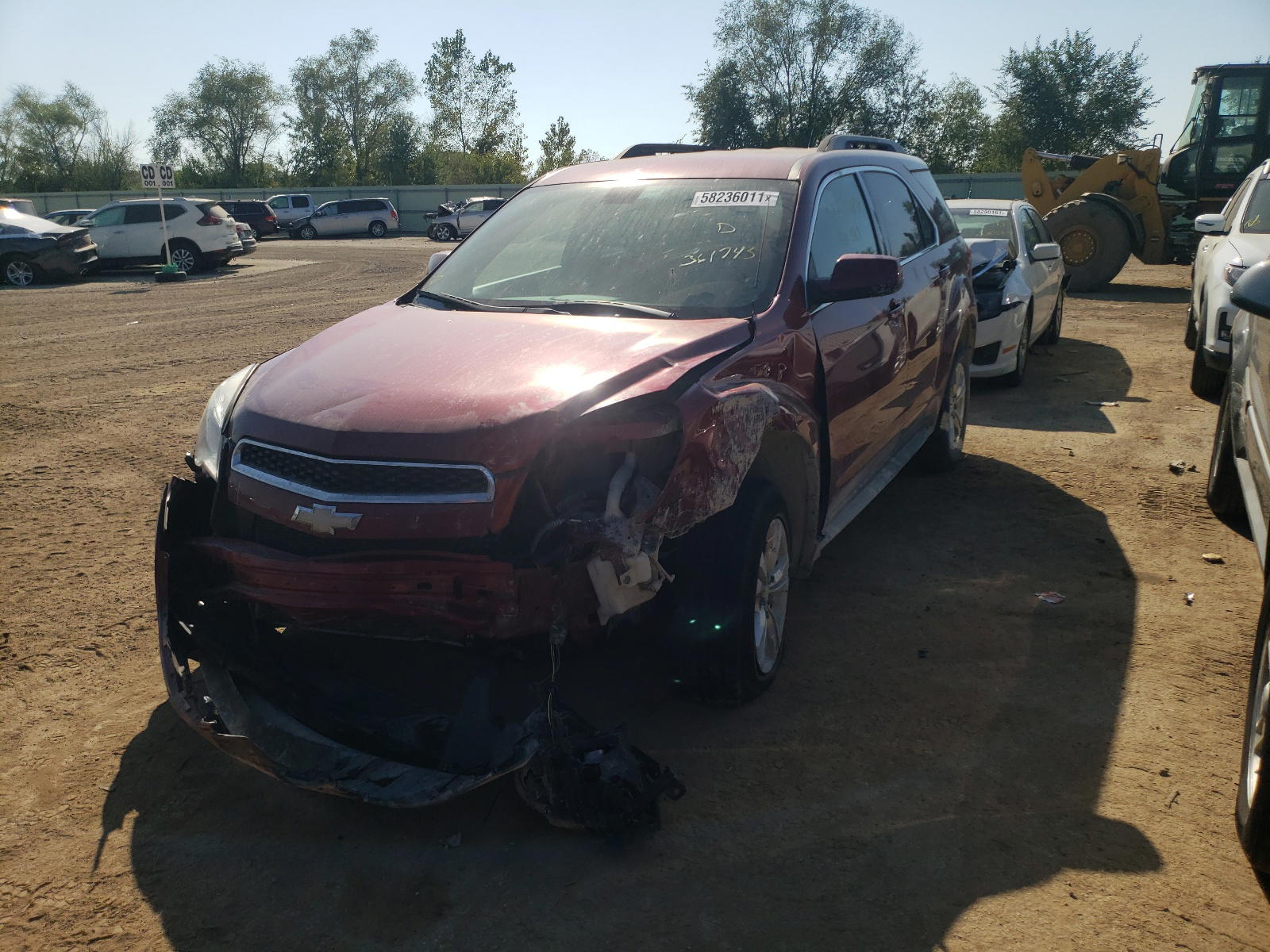Photo 2 from auction – 2011 CHEVROLET EQUINOX LT with VIN 2CNALDEC6B6361745