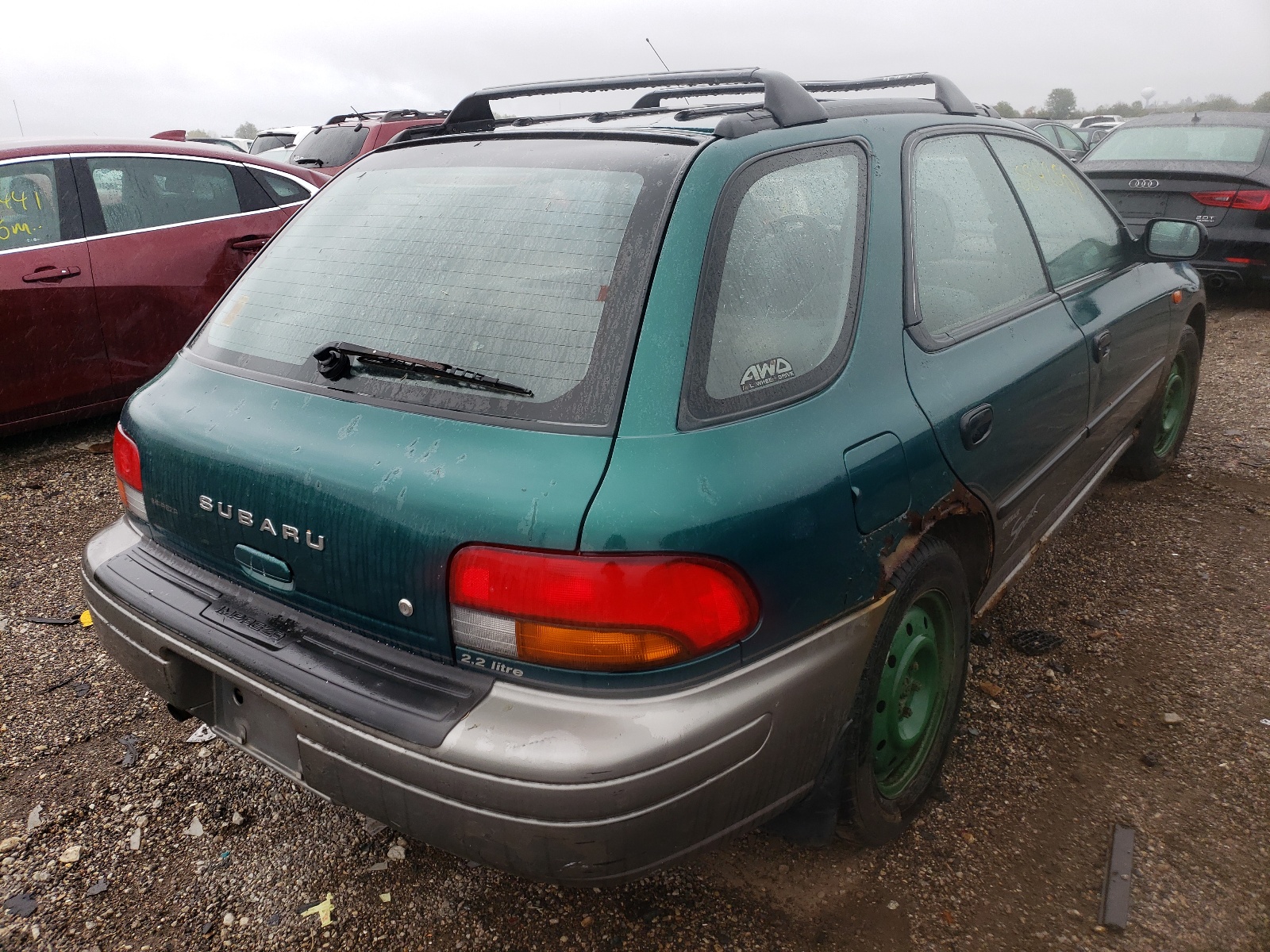 Photo 4 from auction – 1997 SUBARU IMPREZA OU with VIN JF1GF4855VG819708