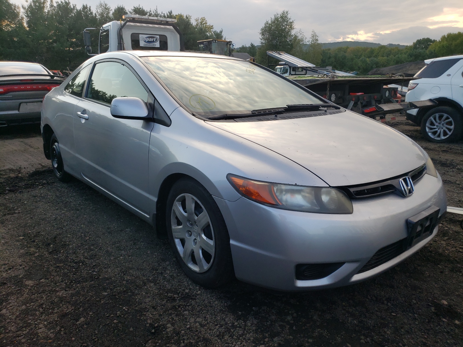 HONDA CIVIC EX 2007 with VIN 2HGFG128X7H511351 - Photo from auction