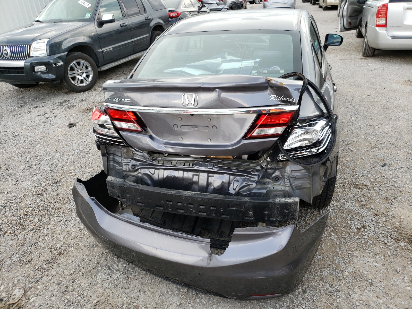 Photo 9 from auction – 2015 HONDA CIVIC LX with VIN 19XFB2F51FE073767