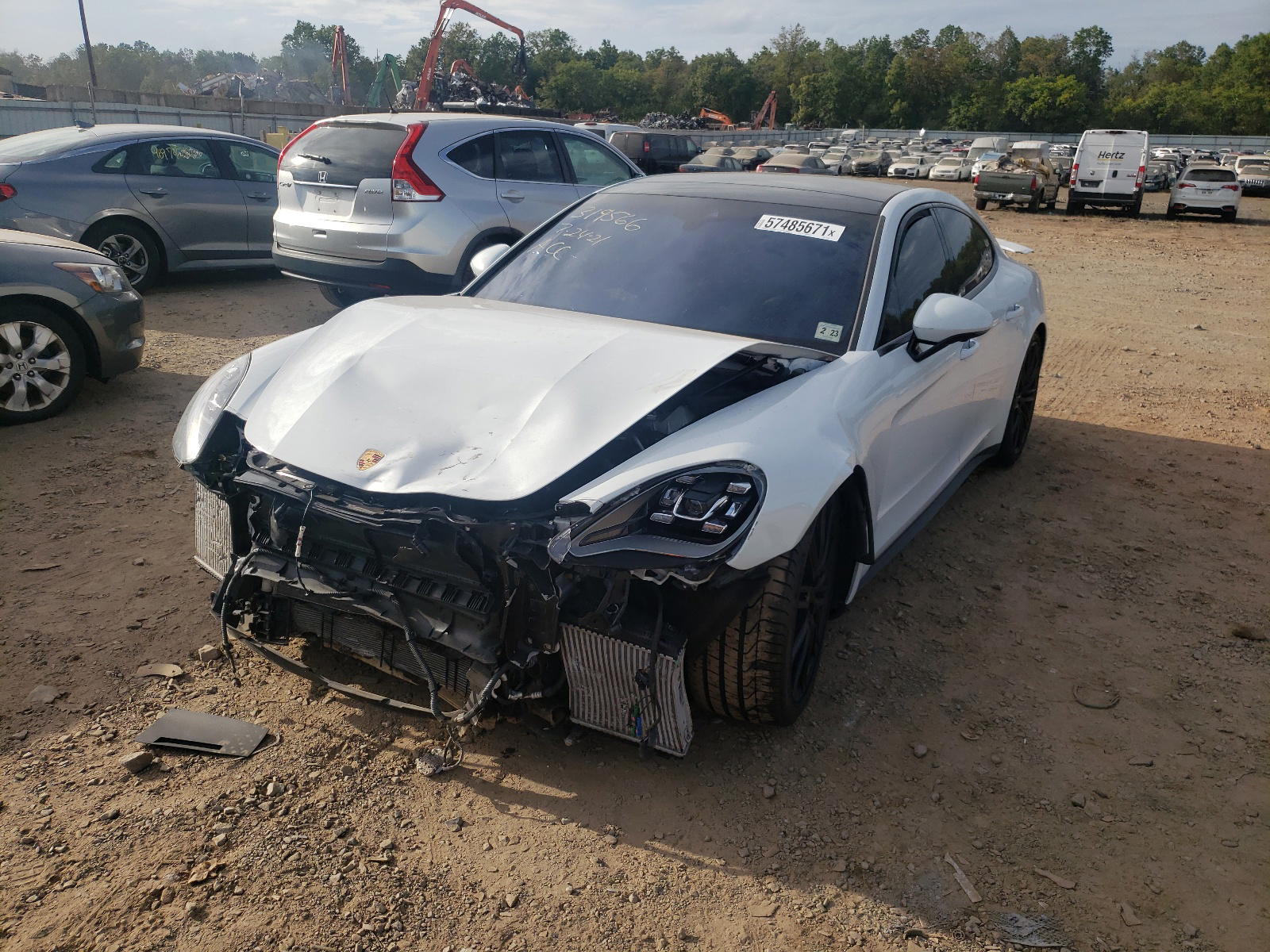 Photo 2 from auction – 2017 PORSCHE PANAMERA T with VIN WP0AF2A74HL153162