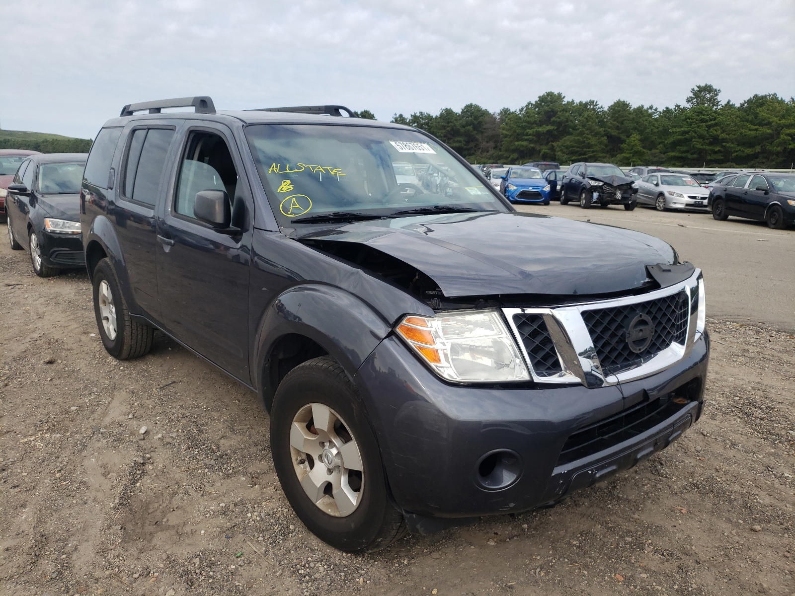 NISSAN PATHFINDER 2012 with VIN 5N1AR1NB0CC608707 - Photo from auction