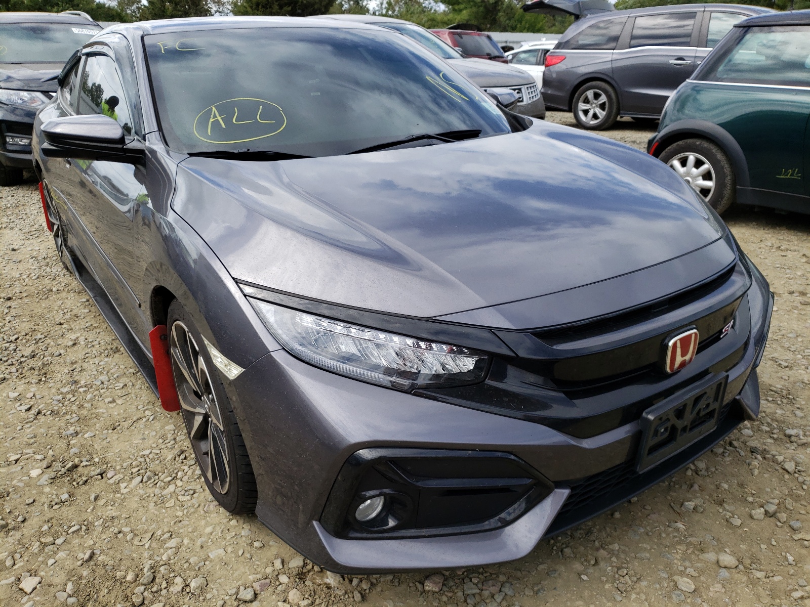 HONDA CIVIC SI 2018 with VIN 2HGFC3A55JH753101 - Photo from auction