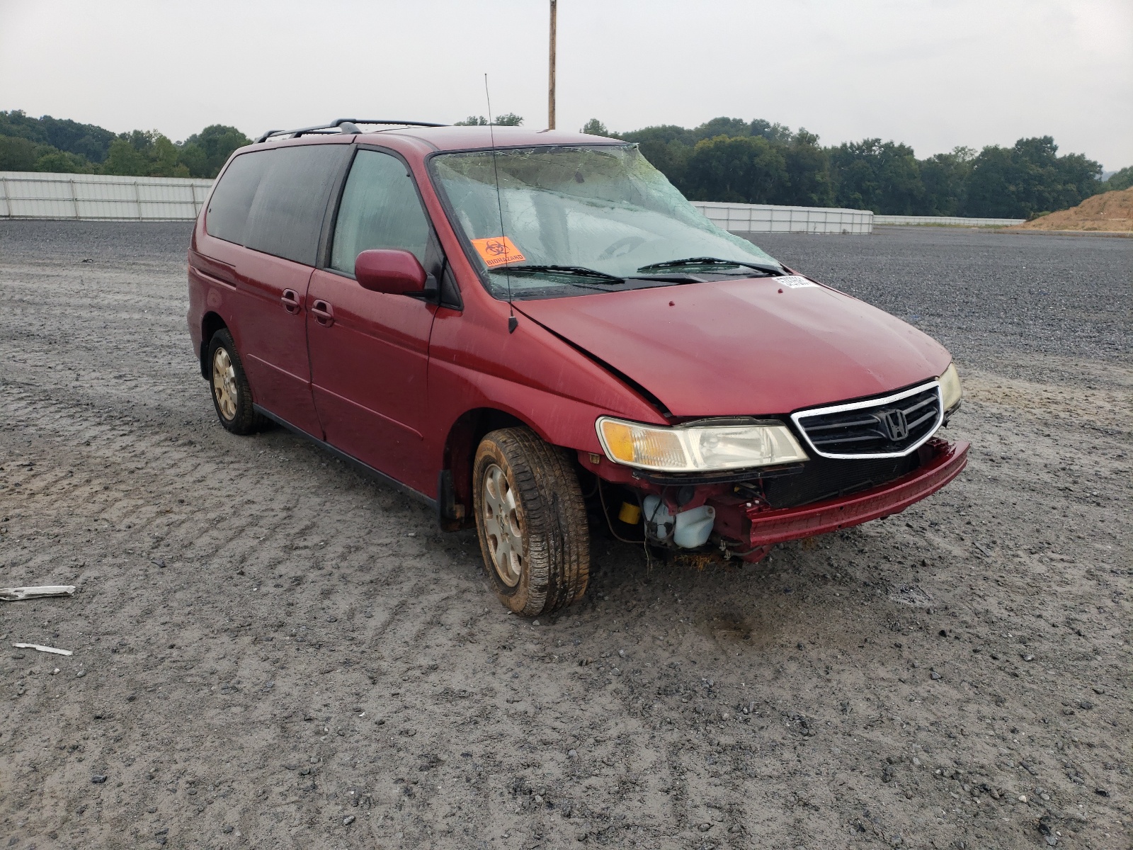 Photo 1 from auction – 2002 HONDA ODYSSEY EX with VIN 5FNRL18682B056754