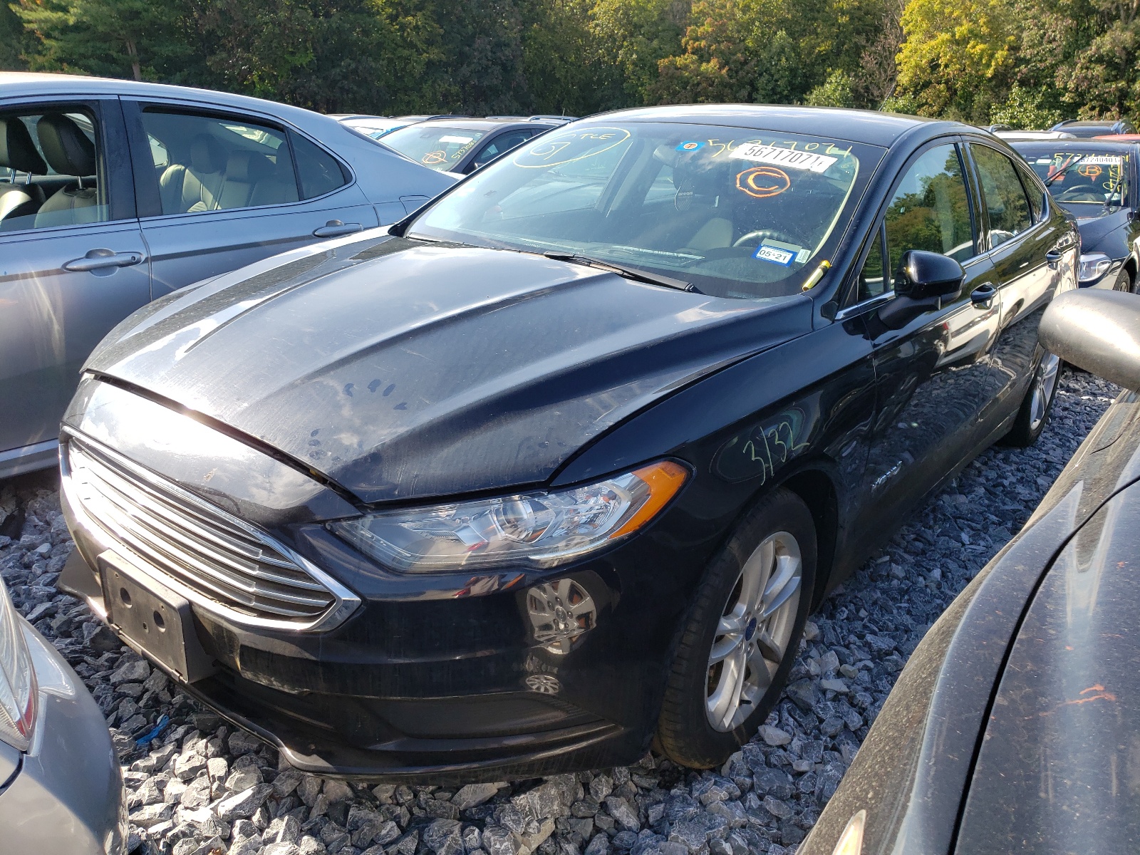 Photo 2 from auction – 2018 FORD FUSION SE with VIN 3FA6P0LU2JR158318
