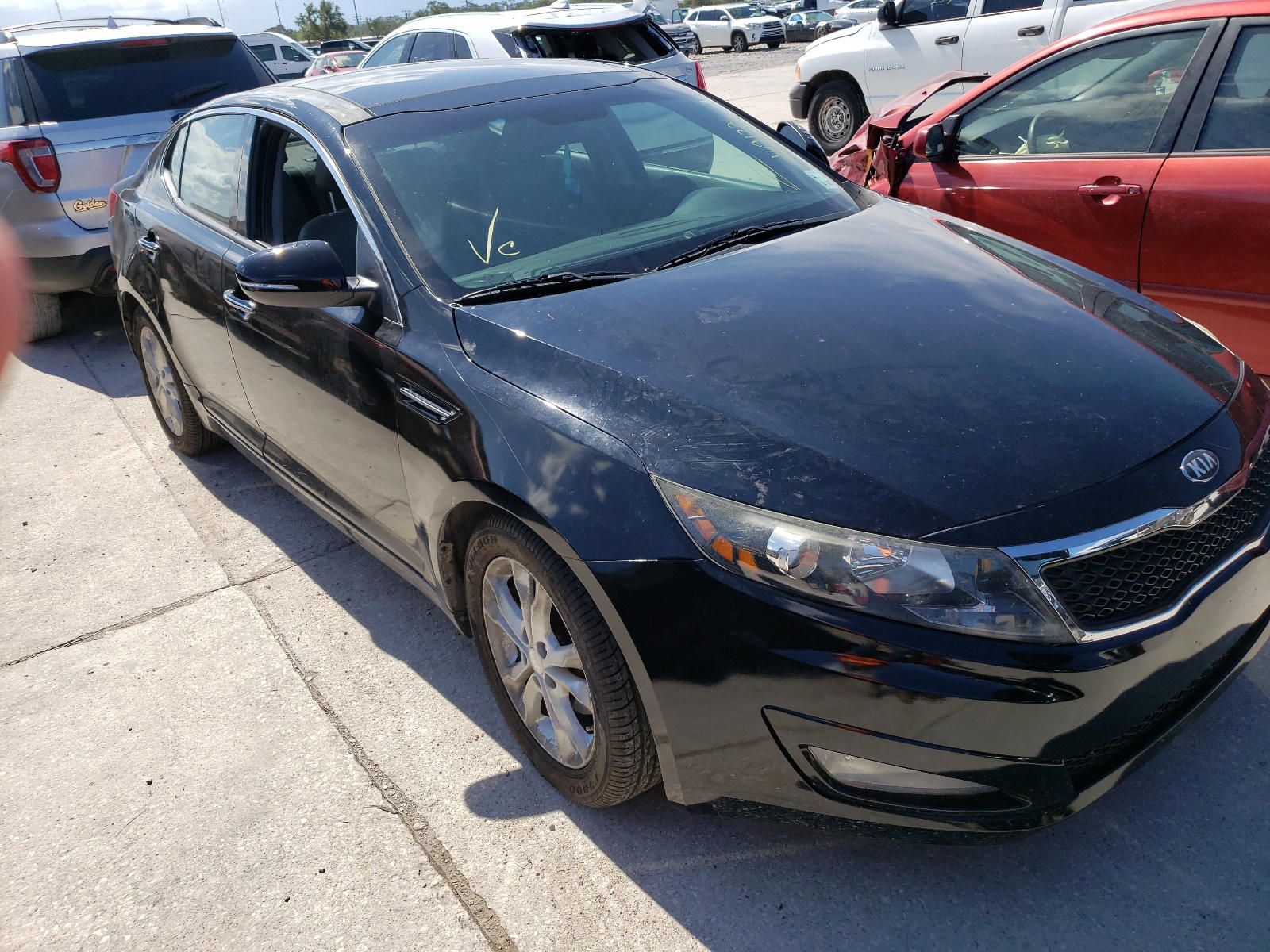 KIA OPTIMA EX 2013 with VIN 5XXGN4A76DG169172 - Photo from auction