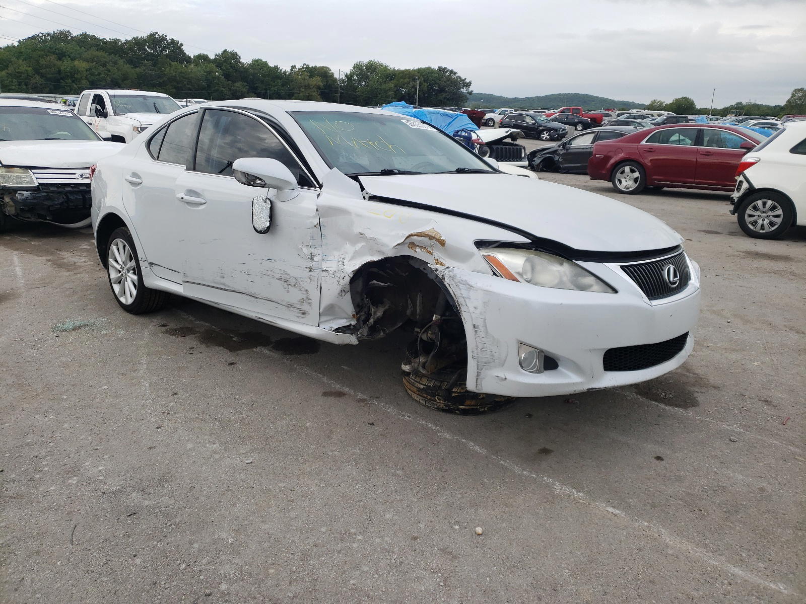 LEXUS IS 250 2010 with VIN JTHCF5C29A5037203 - Photo from auction