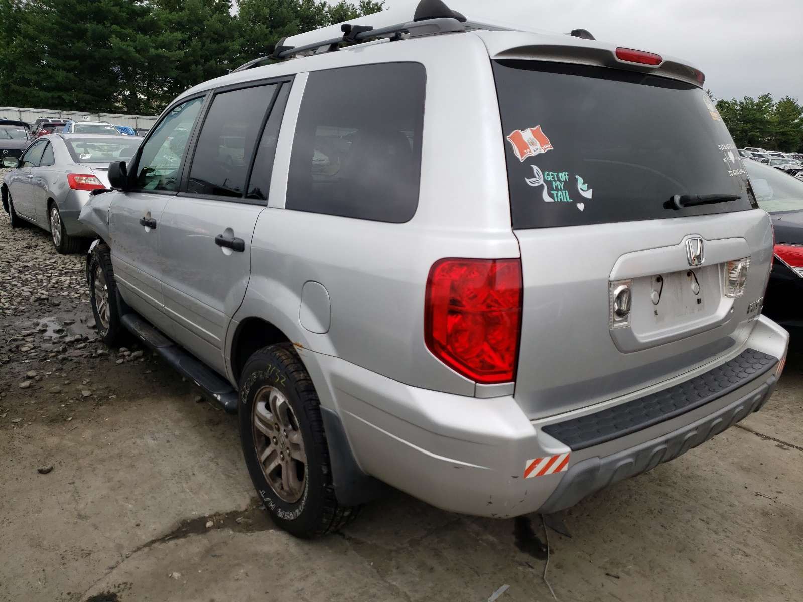 Photo 3 from auction – 2005 HONDA PILOT EX with VIN 2HKYF18425H506308