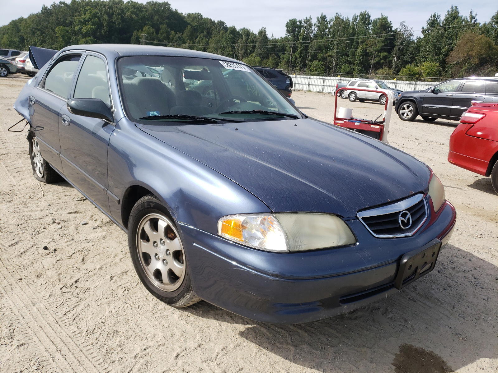 MAZDA 626 LX 2002 with VIN 1YVGF22C425302942 - Photo from auction