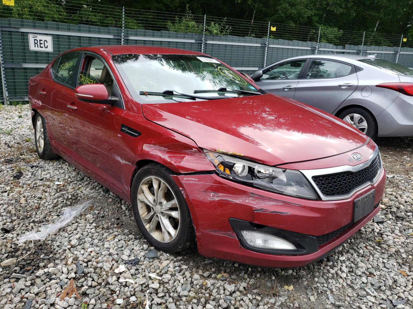 KIA OPTIMA EX 2012 with VIN 5XXGN4A74CG050003 - Photo from auction