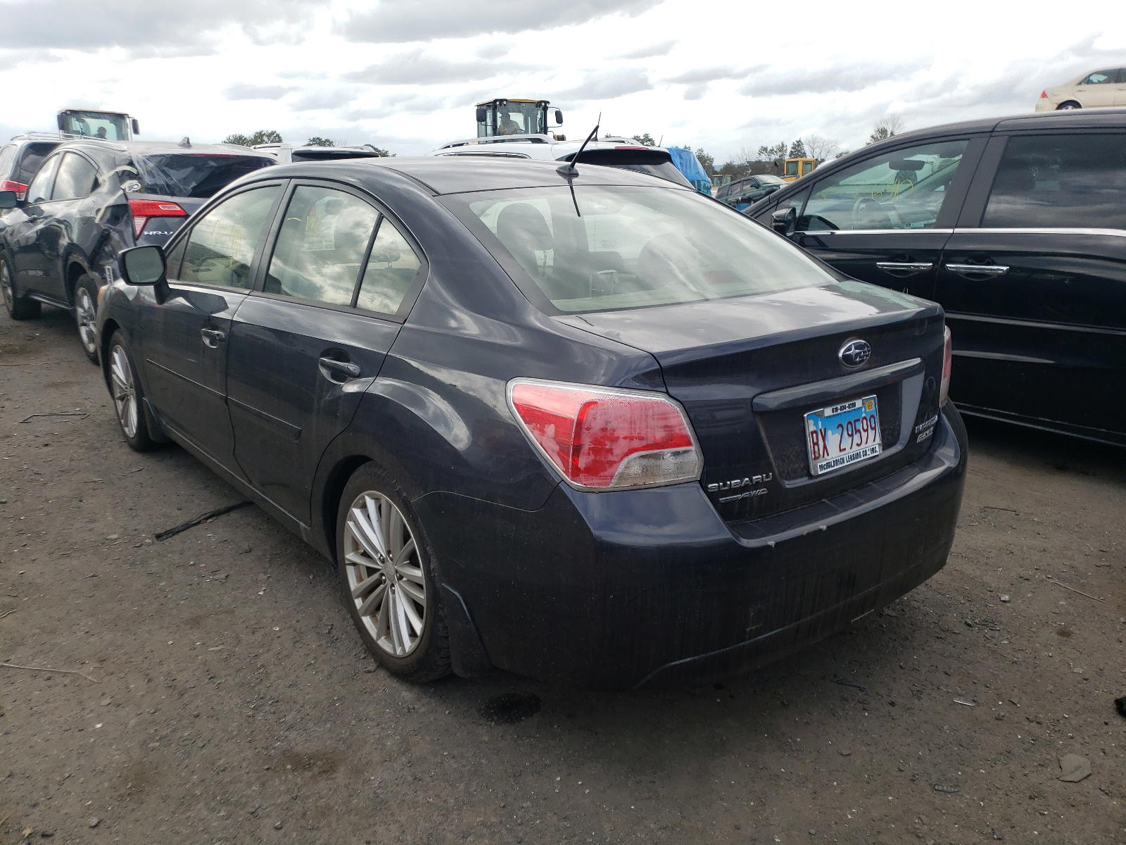 Photo 3 from auction – 2013 SUBARU IMPREZA PR with VIN JF1GJAD67DH027645