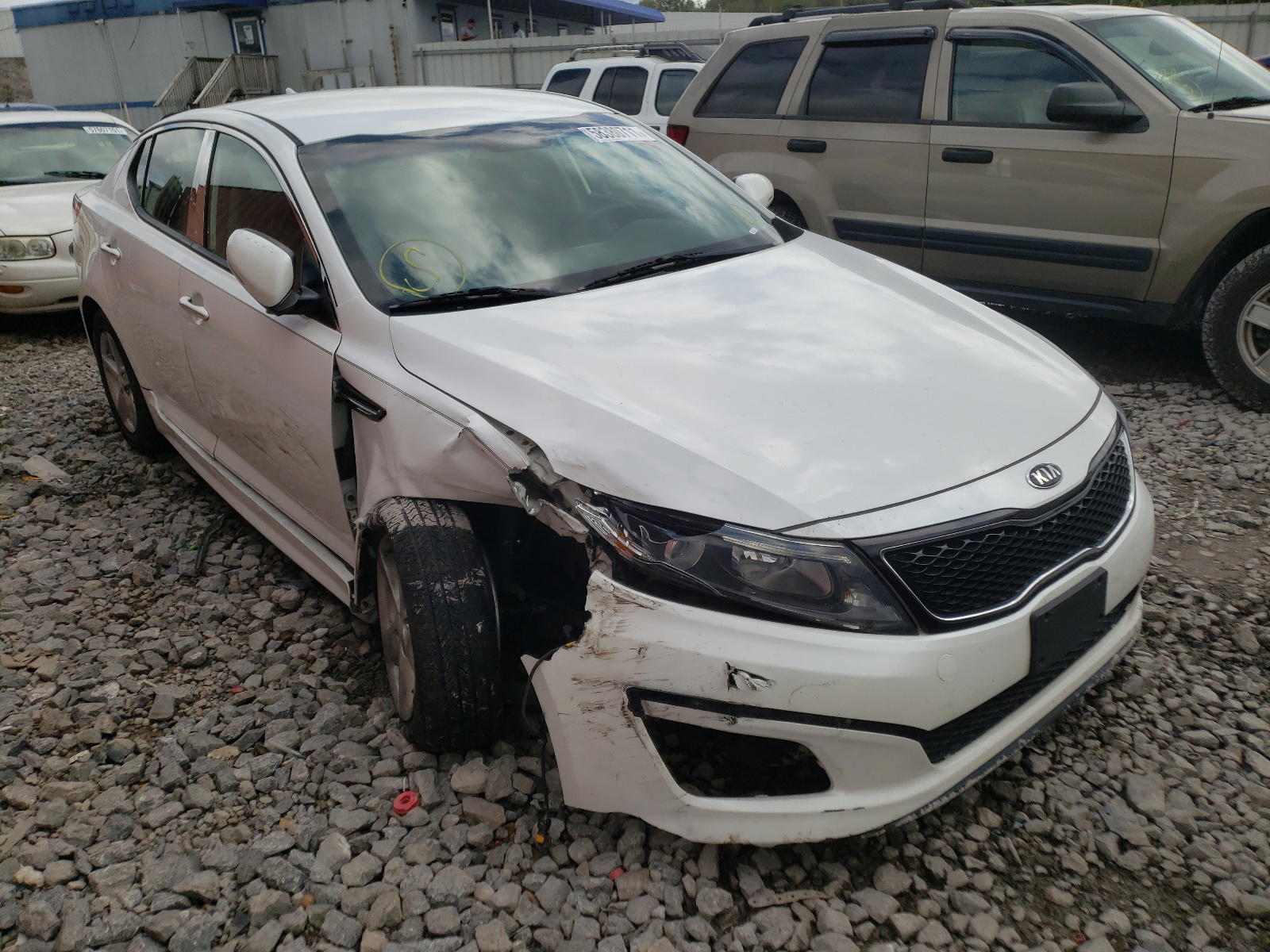 KIA OPTIMA LX 2015 with VIN KNAGM4A72F5566773 - Photo from auction
