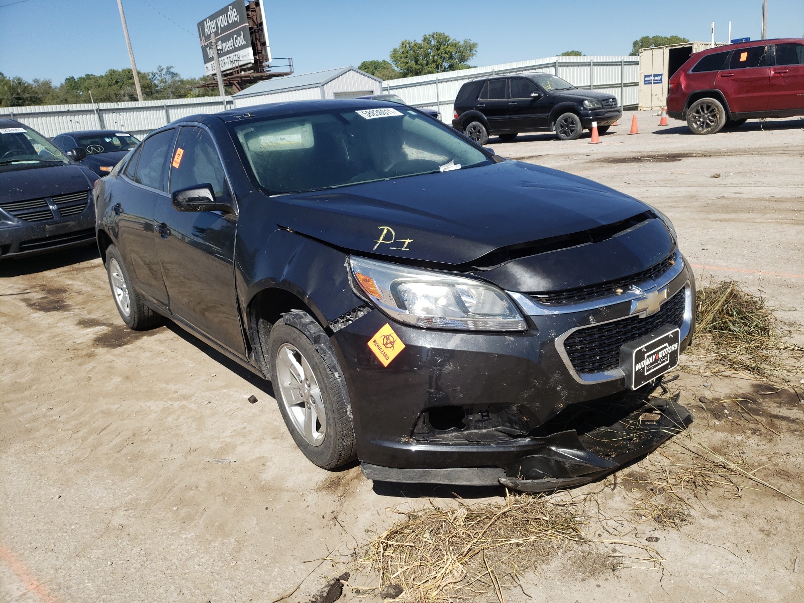 CHEVROLET MALIBU LS 2014 with VIN 1G11A5SL8EF287929 - Photo from auction