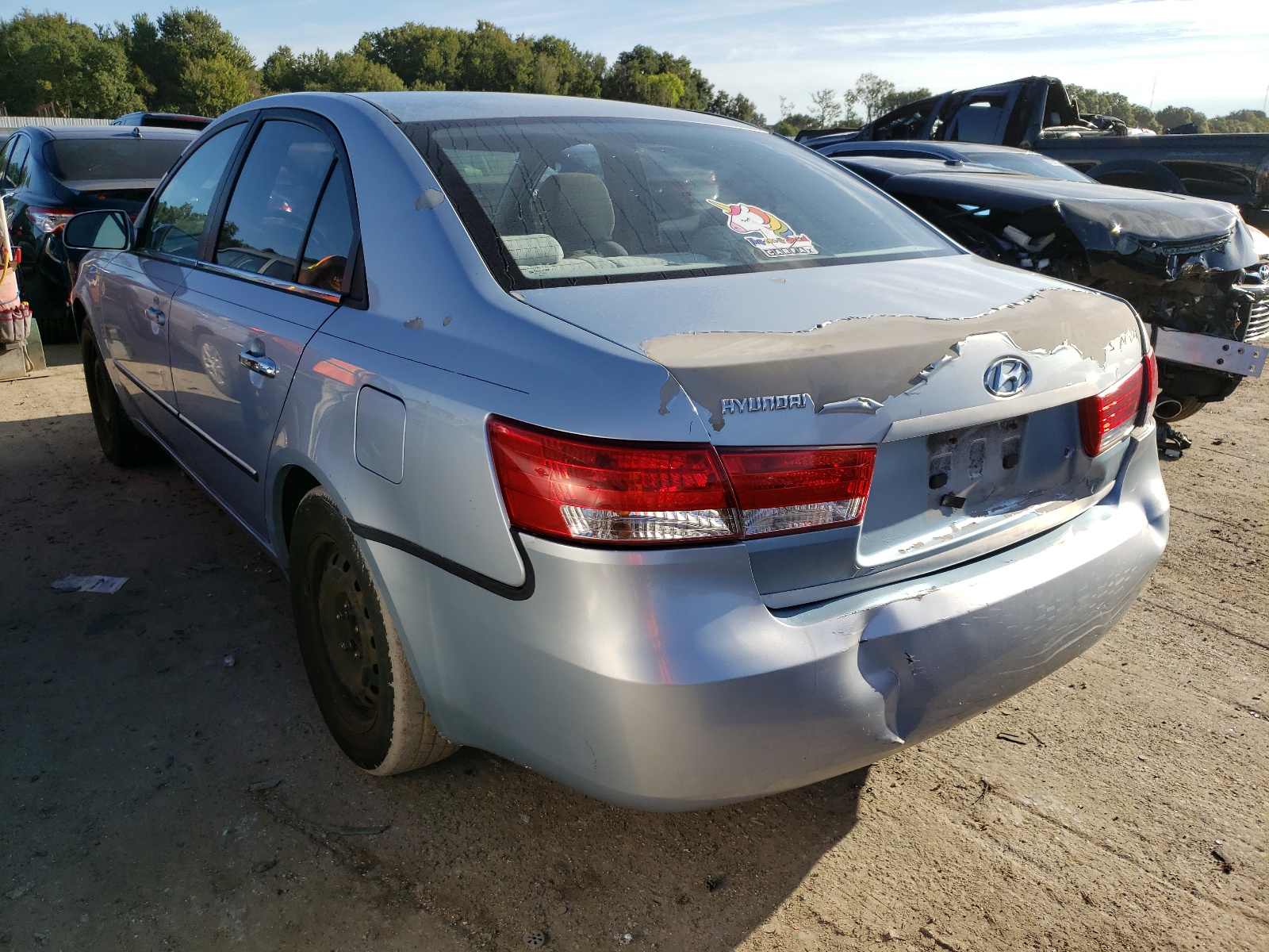 Photo 3 from auction – 2007 HYUNDAI SONATA GLS with VIN 5NPET46C97H187905