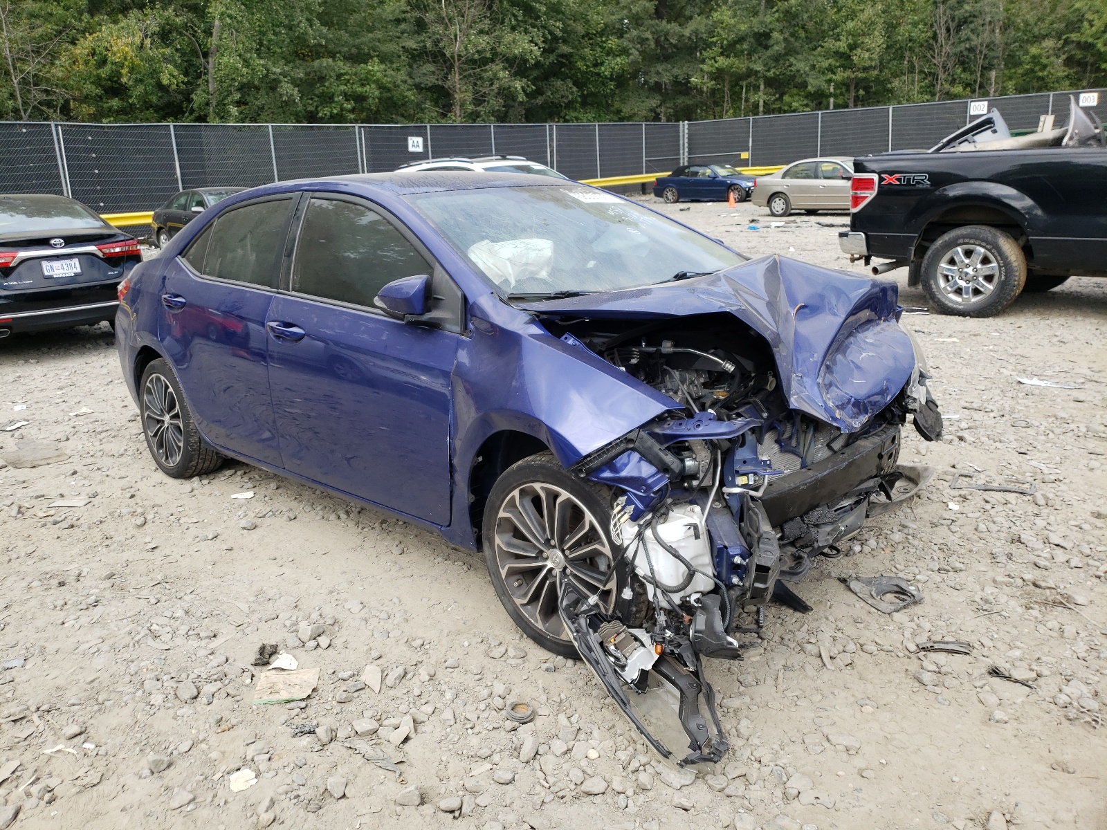 TOYOTA COROLLA L 2016 with VIN 2T1BURHE3GC597792 - Photo from auction