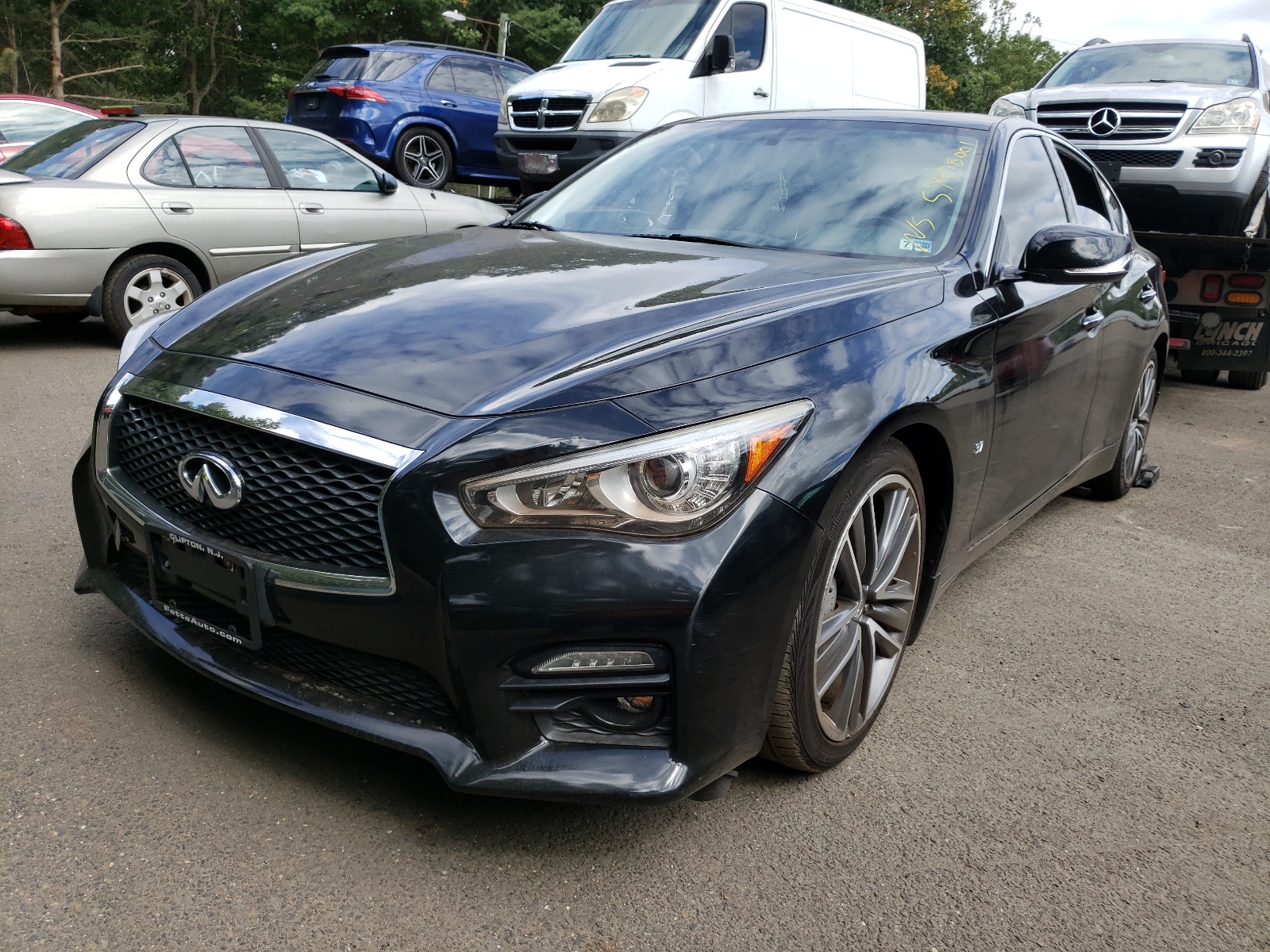 Photo 2 from auction – 2015 INFINITI Q50 BASE with VIN JN1BV7APXFM343367