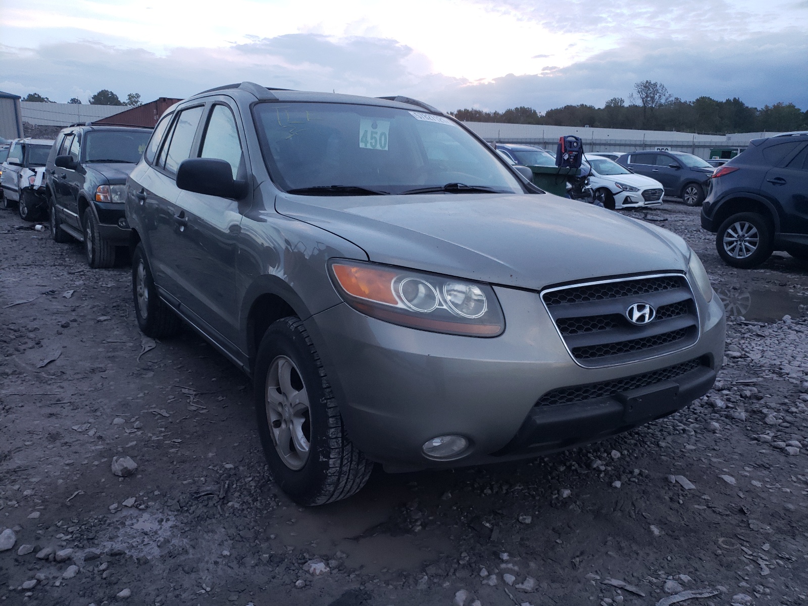 HYUNDAI SANTA FE G 2007 with VIN 5NMSG13DX7H043750 - Photo from auction