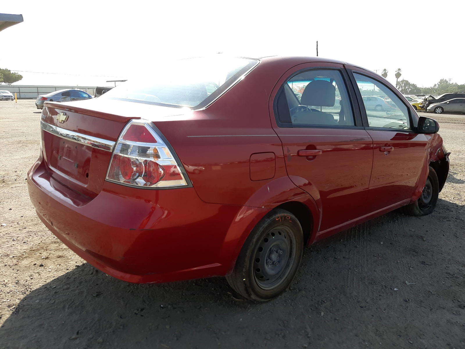 Photo 4 from auction – 2009 CHEVROLET AVEO LS with VIN KL1TD56E39B629388