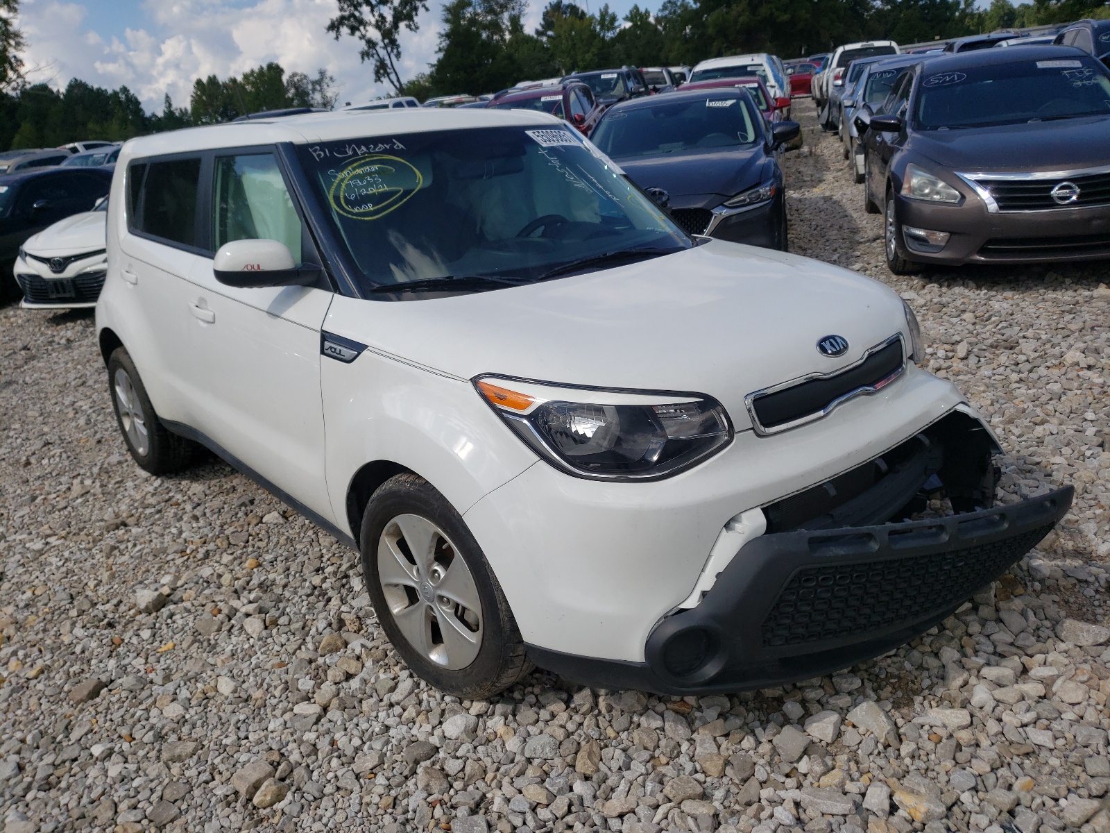 KIA SOUL 2015 with VIN KNDJN2A2XF7175633 - Photo from auction