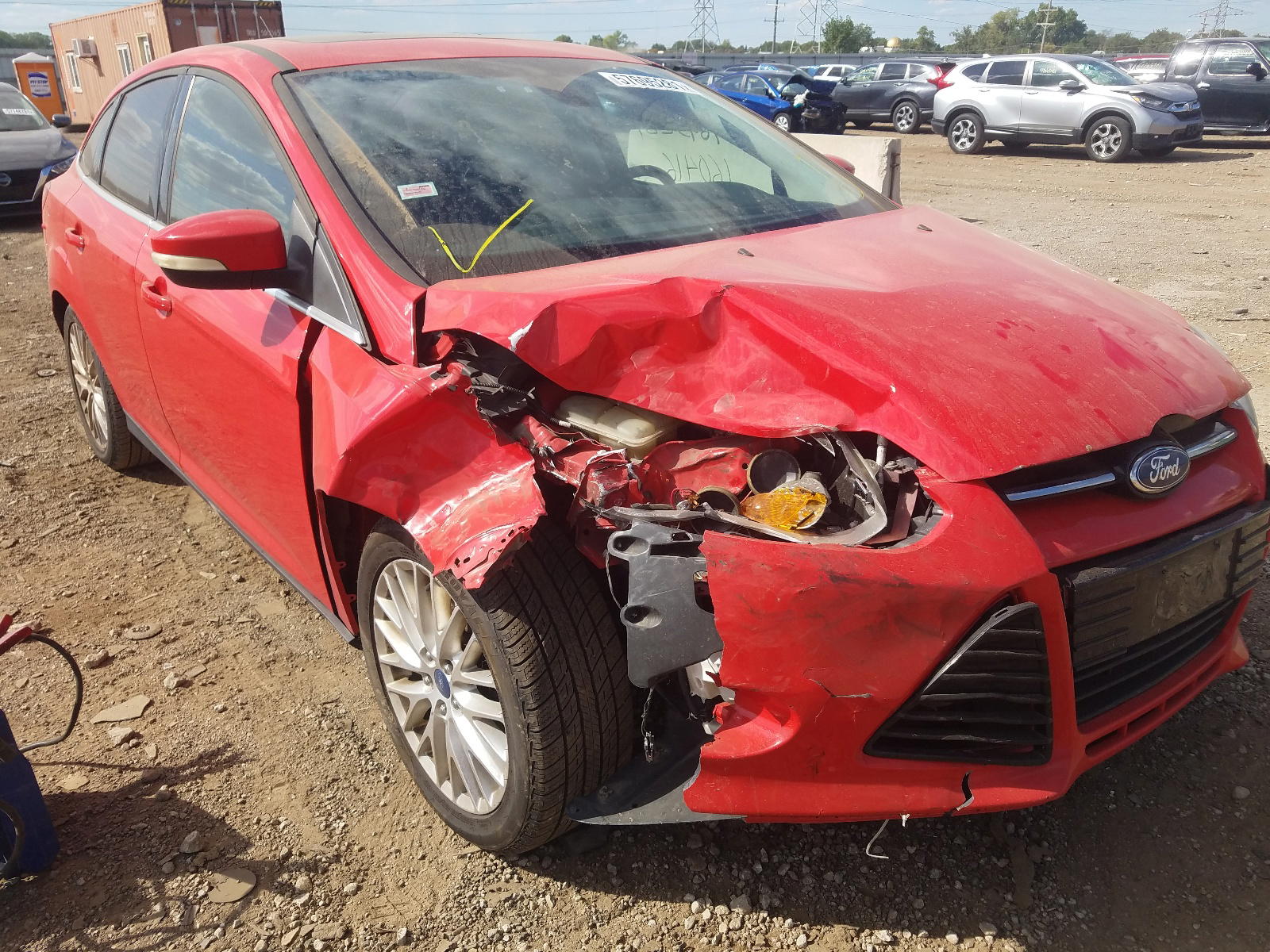 FORD FOCUS SEL 2012 with VIN 1FAHP3H28CL233526 - Photo from auction